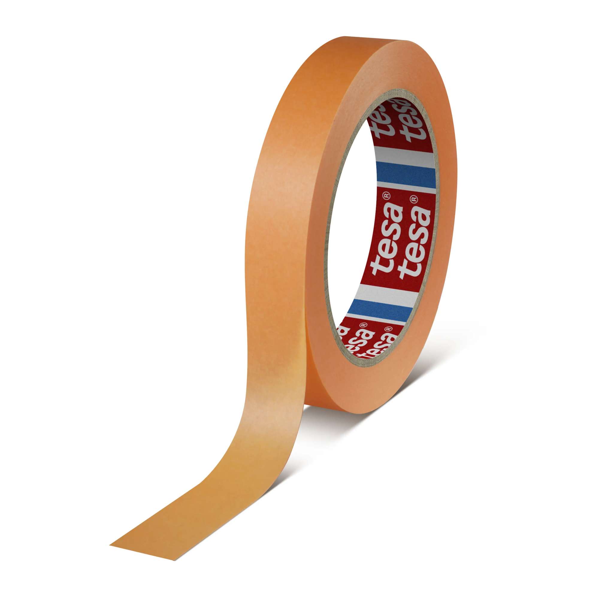 tesa 4342 Premium Praezions-Kreppklebeband, 50 m x 19 mm, orange