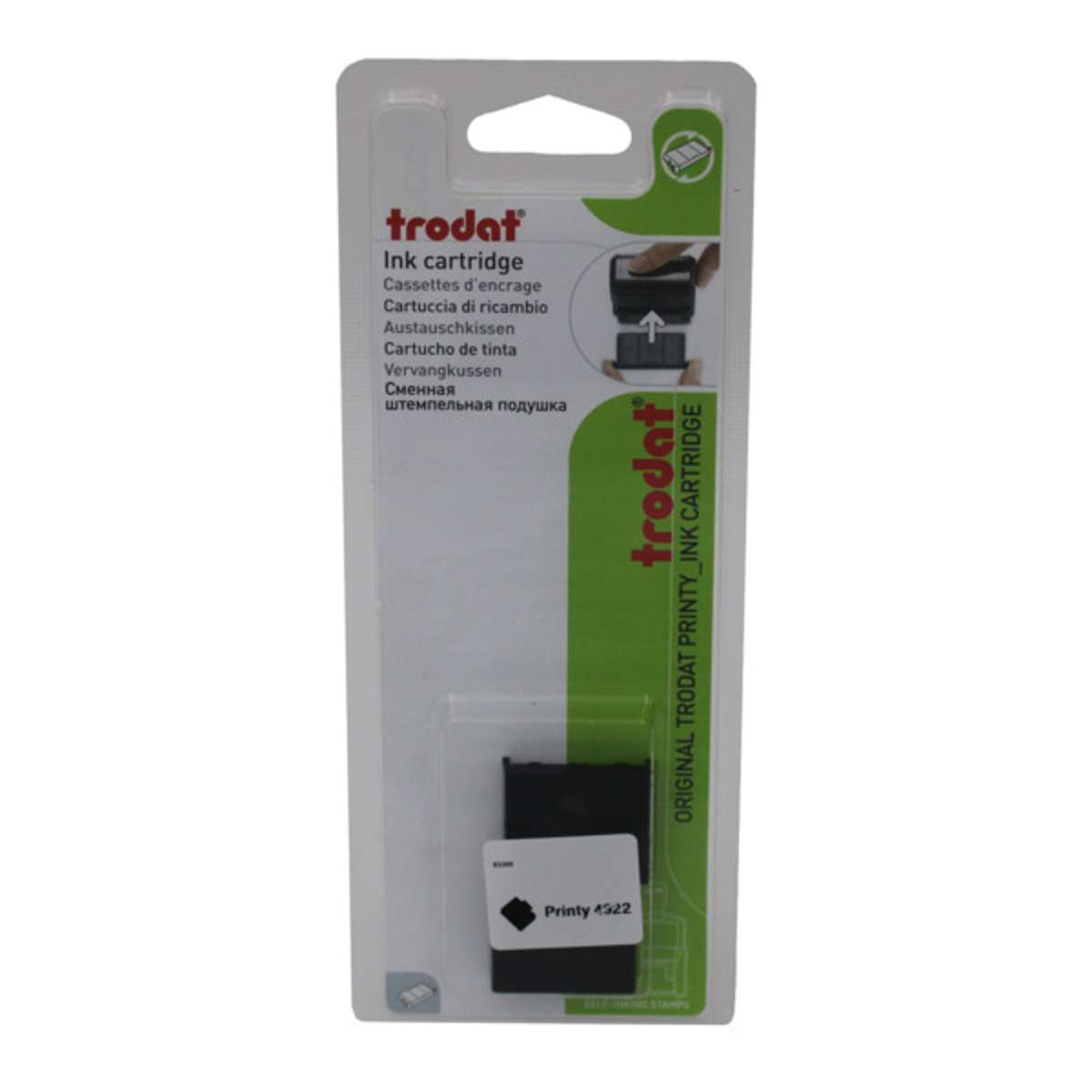 WEDO Trodat Olchi Kissen sw, 2 Stück 6/4922 SB