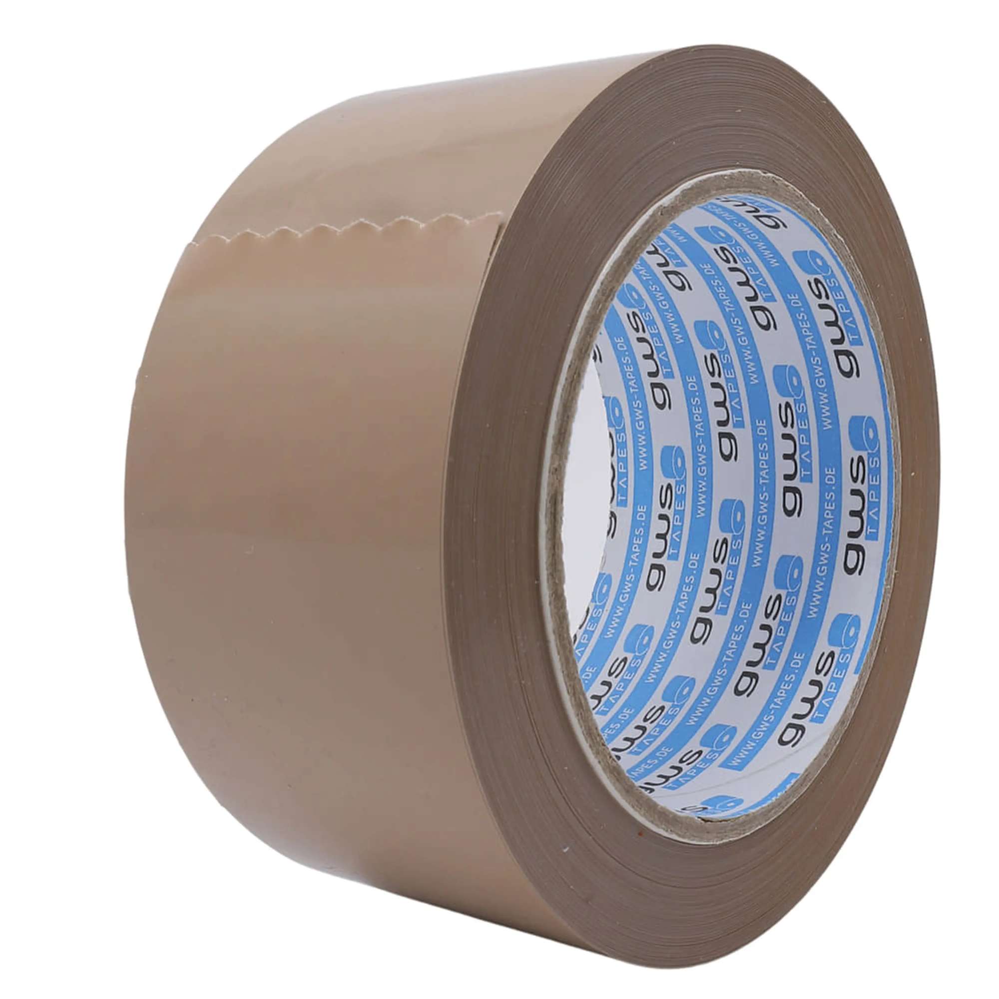 gws 442141 PVC Packband Premium reissfest, 66 m x 50 mm, braun
