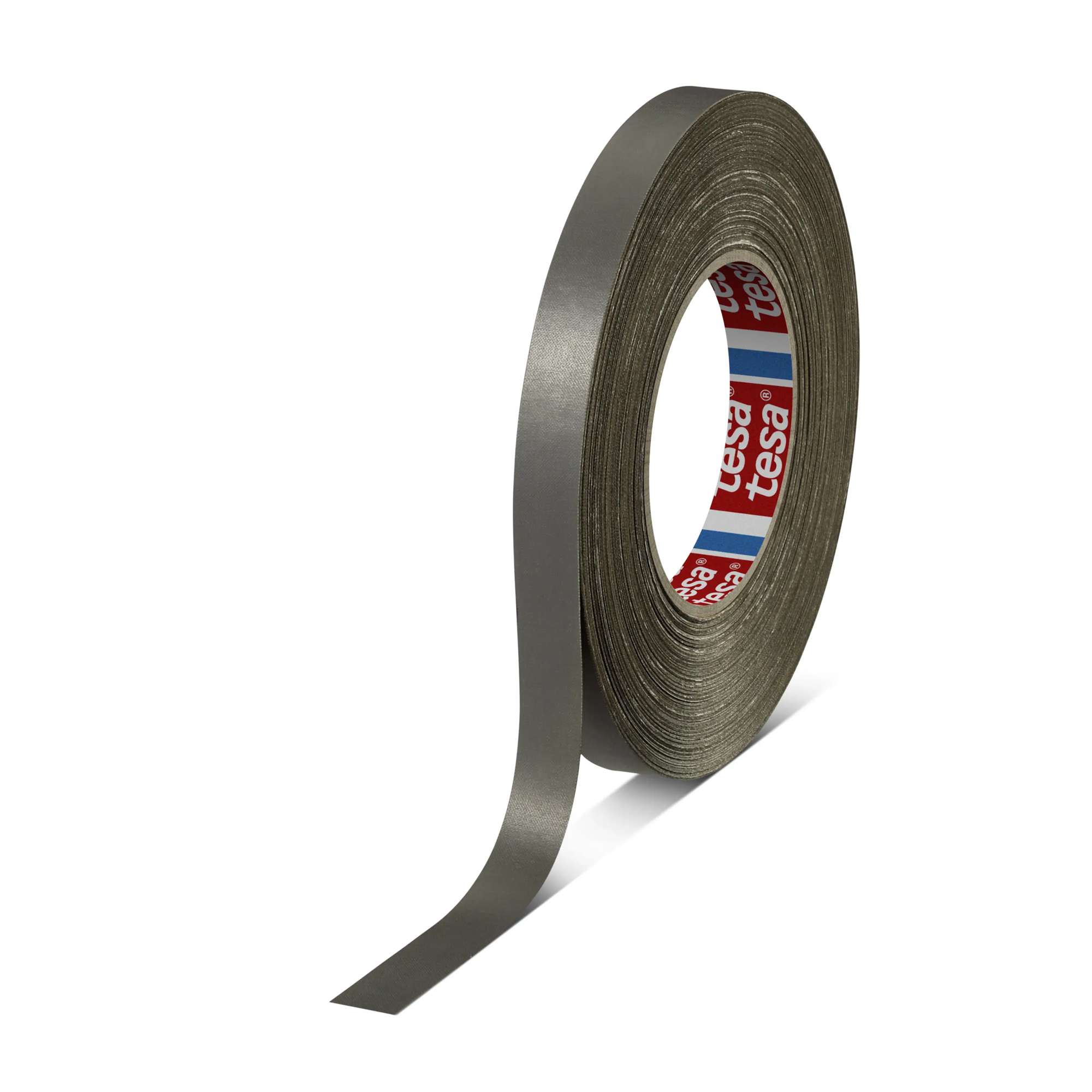 tesaband 4657 Hochtemperaturbestaendiges Spezialgewebeband, 50 m x 12 mm, grau