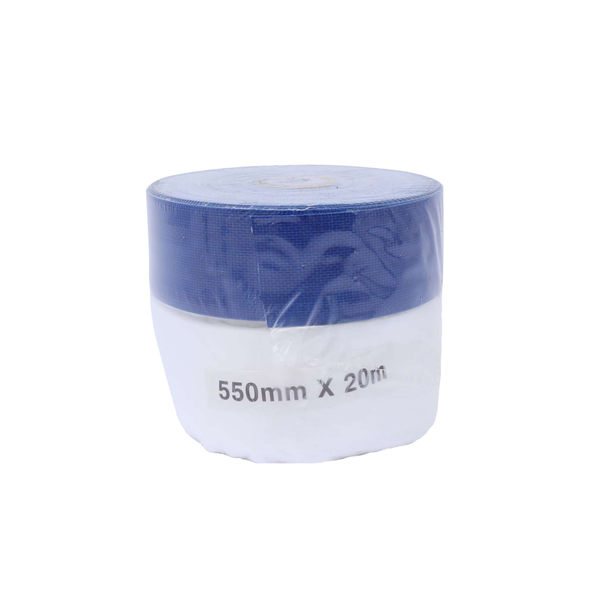 gws Maler-Abdeckfolie mit breitem Gewebeklebeband, 20 m x 550 mm, blau mit Folie