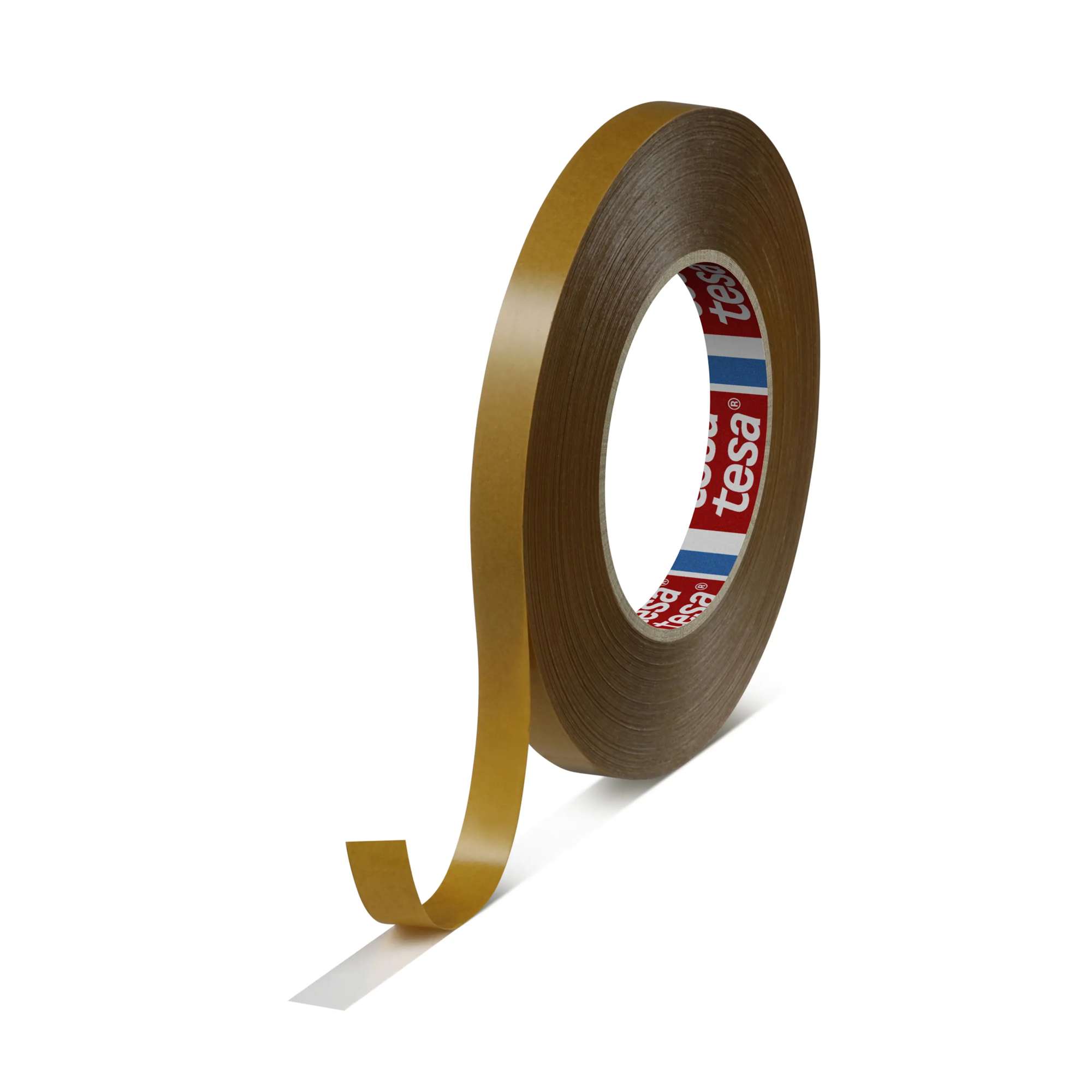 tesafix 4962 Doppelseitiges Premium Vliesband, 50 m x 12 mm, transluzent