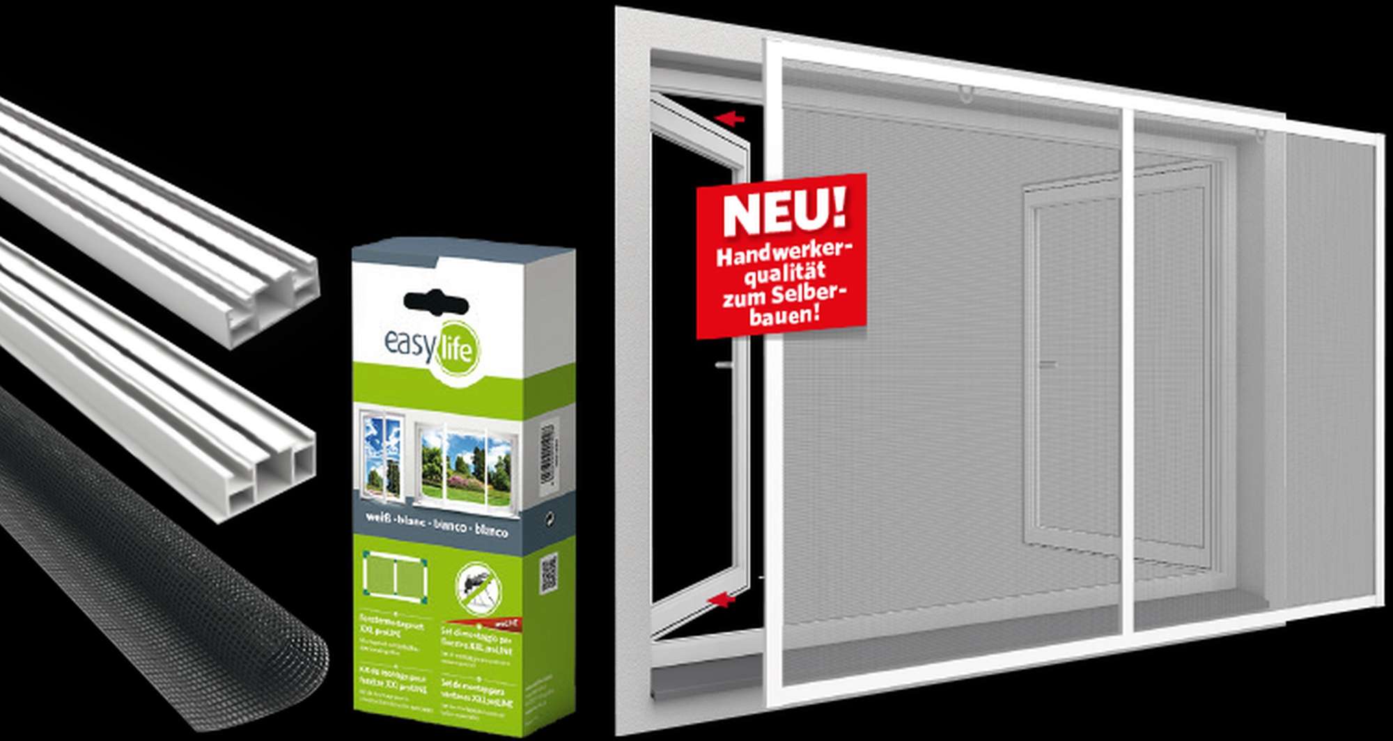 IS-Gitter Fiberglas 120 x 3000 cm weiss