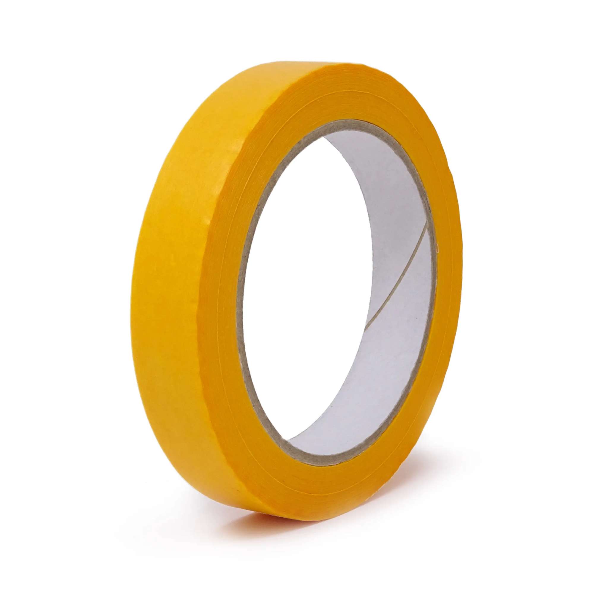 gws Washi Tape, duennes Goldband fuer flache Farbkanten, 50 m x 19 mm, gelb