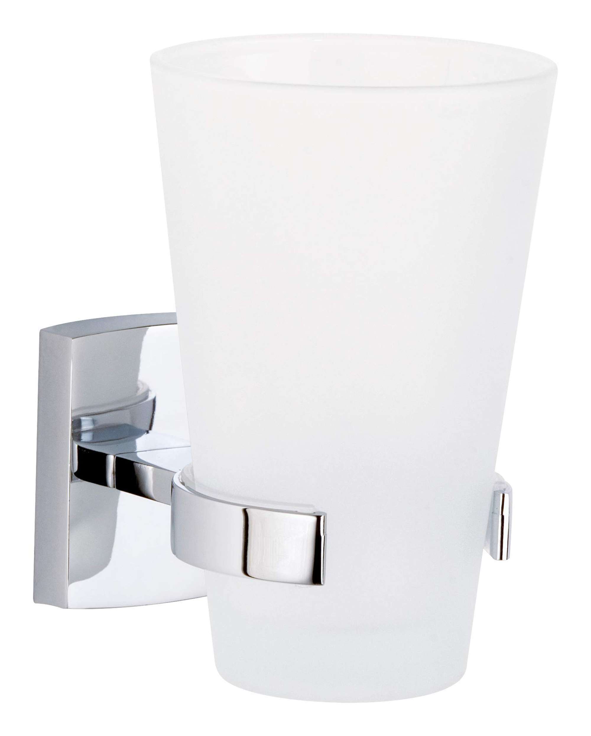 tesa klaam Zahnbuerstenhalter, verchromt, inkl. Klebeloesung