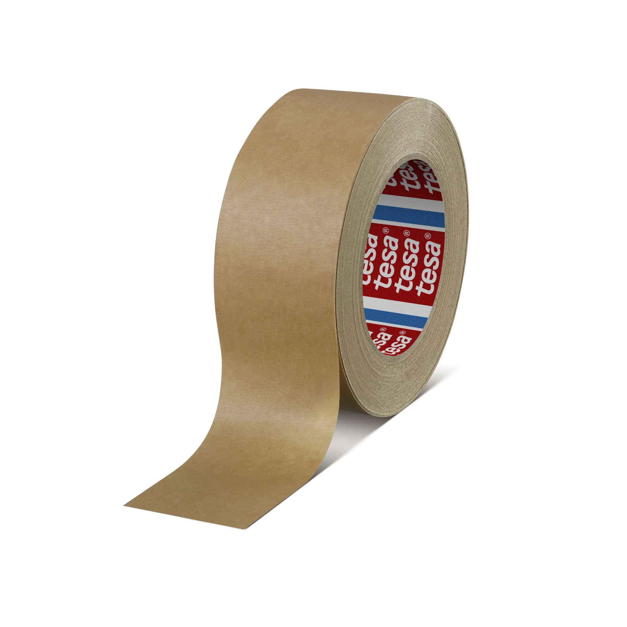 tesakrepp 4309 Temperaturbestaendiges Papierabdeckband, 50 m x 50 mm, braun