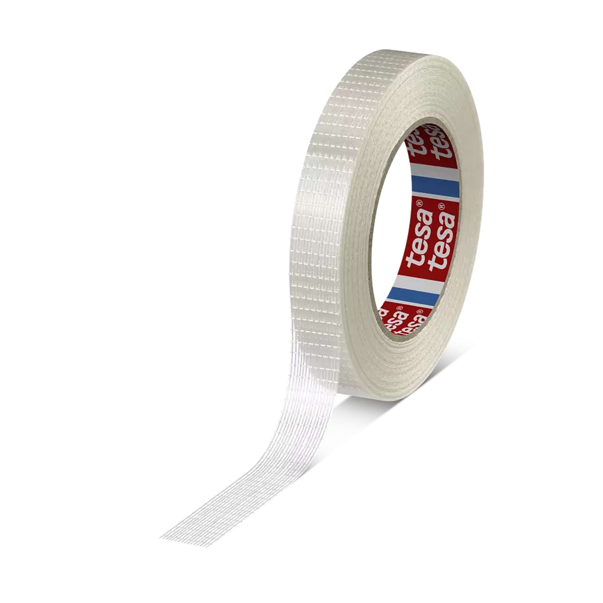 tesa 4591 Universal Kreuzfilament-Klebeband, 50 m x 19 mm, transparent