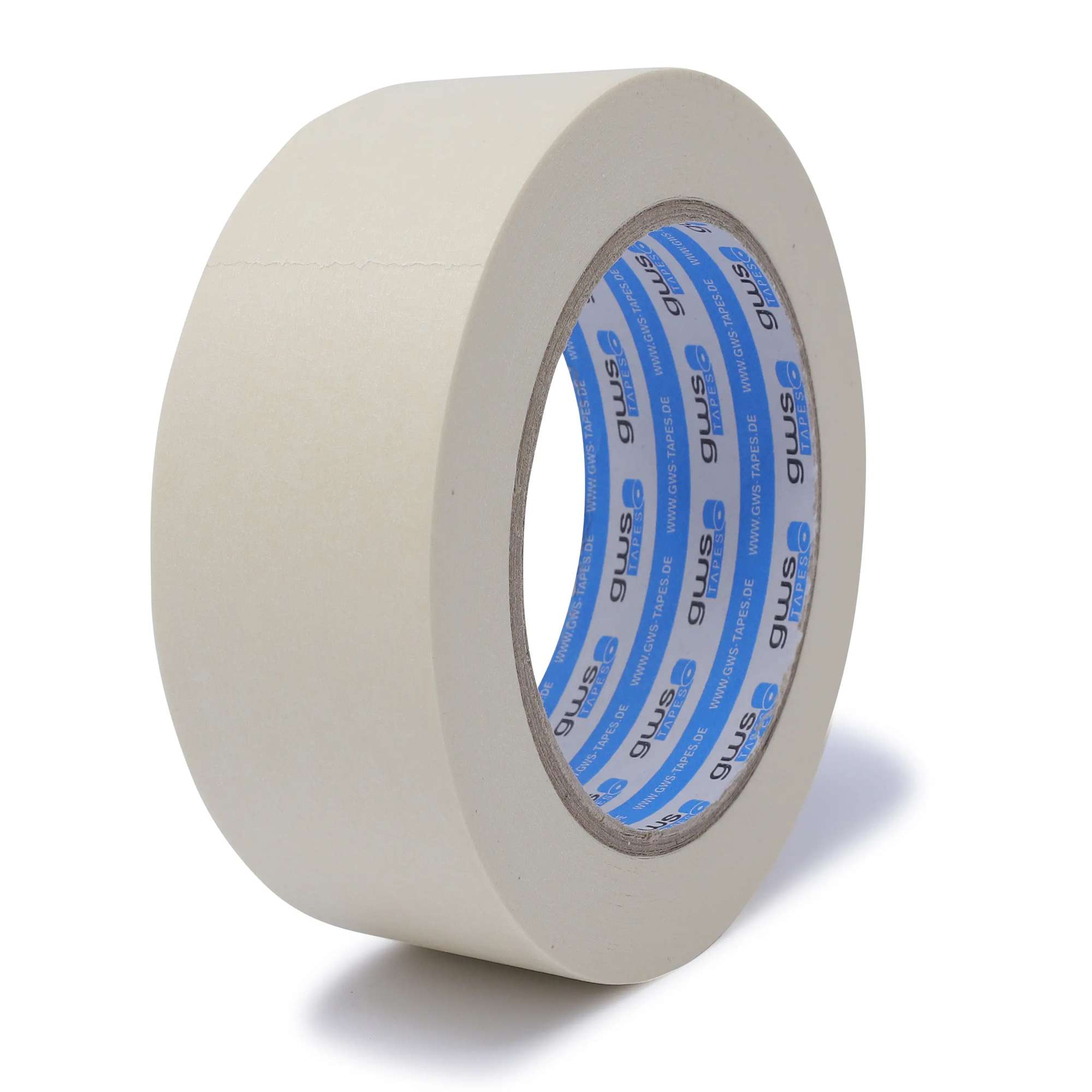 gws Maler-Kreppband, Fuer feine und saubere Farbkanten, 50 m x 38 mm, naturweiss