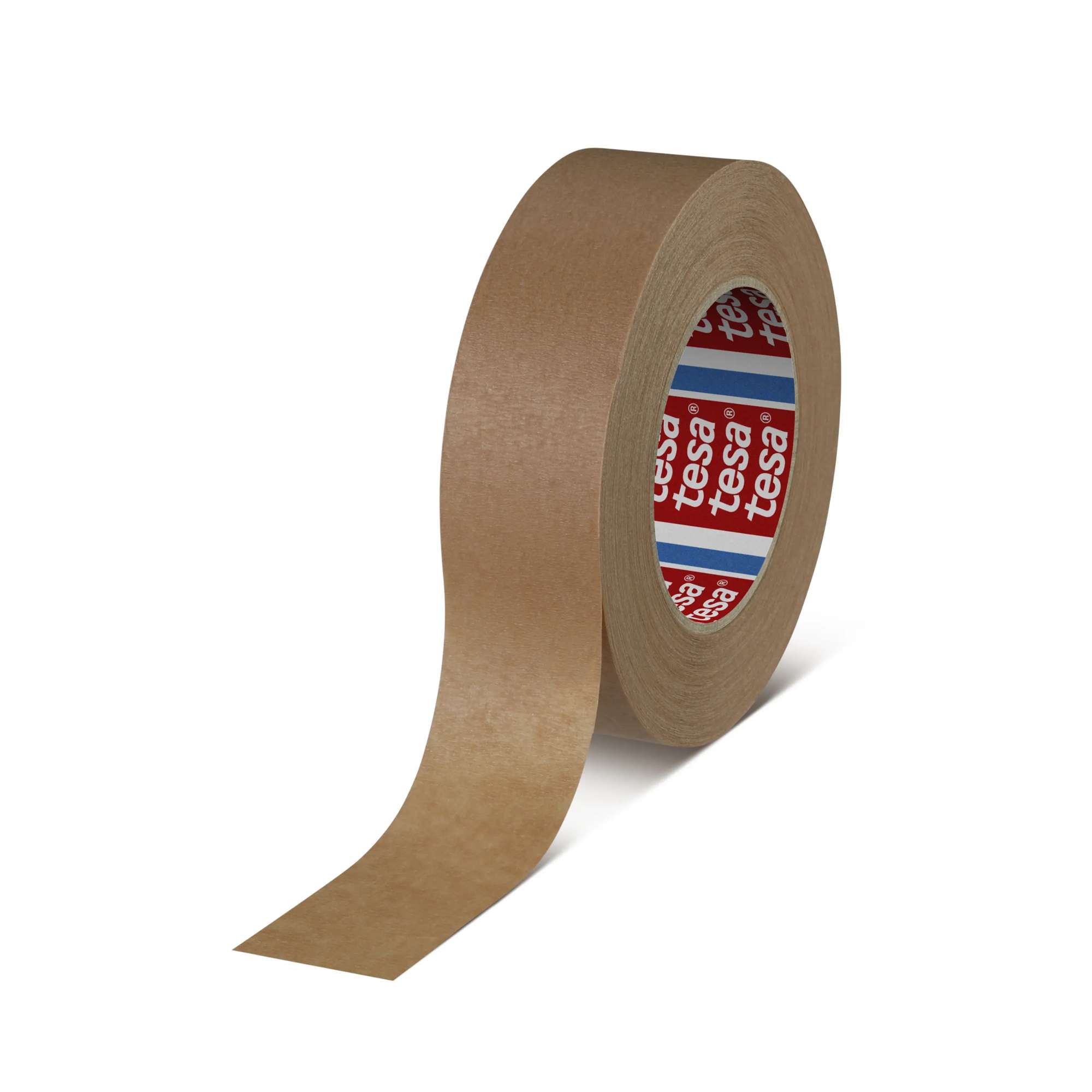 tesa 4341 Temperaturbestaendiges Abdeckband fuer Lackierarbeiten, 50 m x 38 mm, braun