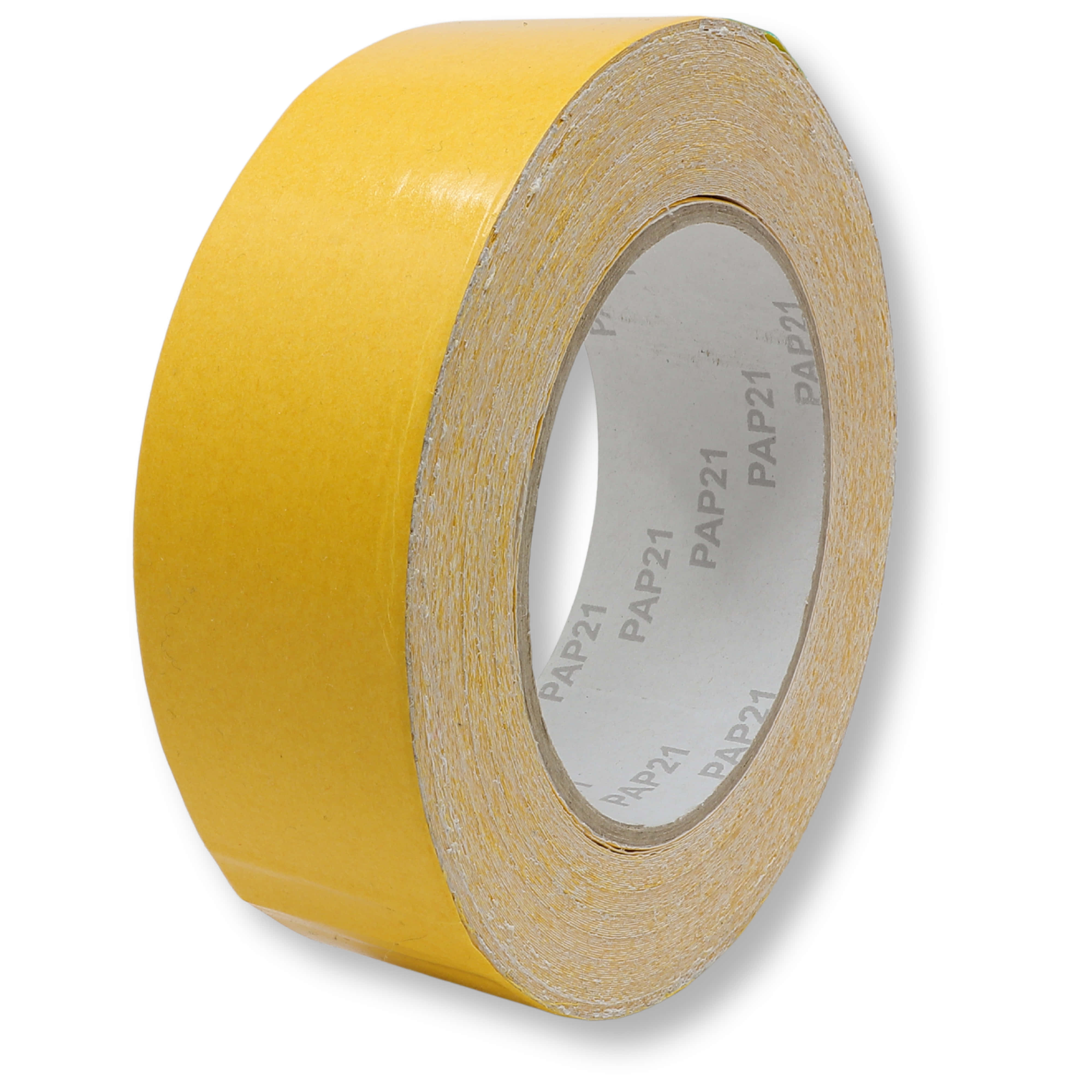 gws PET-beschichtetes Doppelseitiges Gewebeband, 25 m x 30 mm, weiß