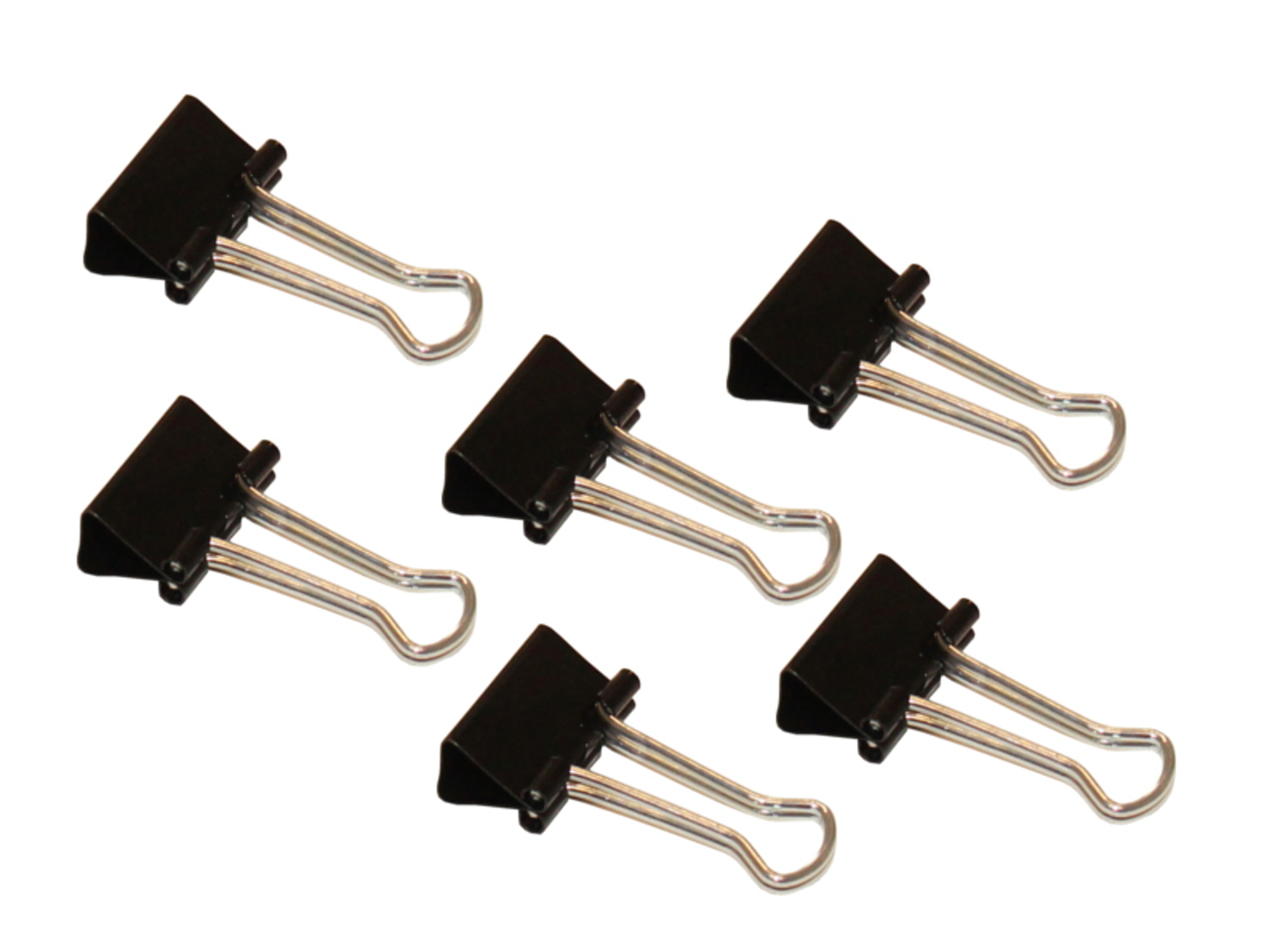 WEDO Klemmer Foldback 19mm sw, 12 St. SB-Beutel