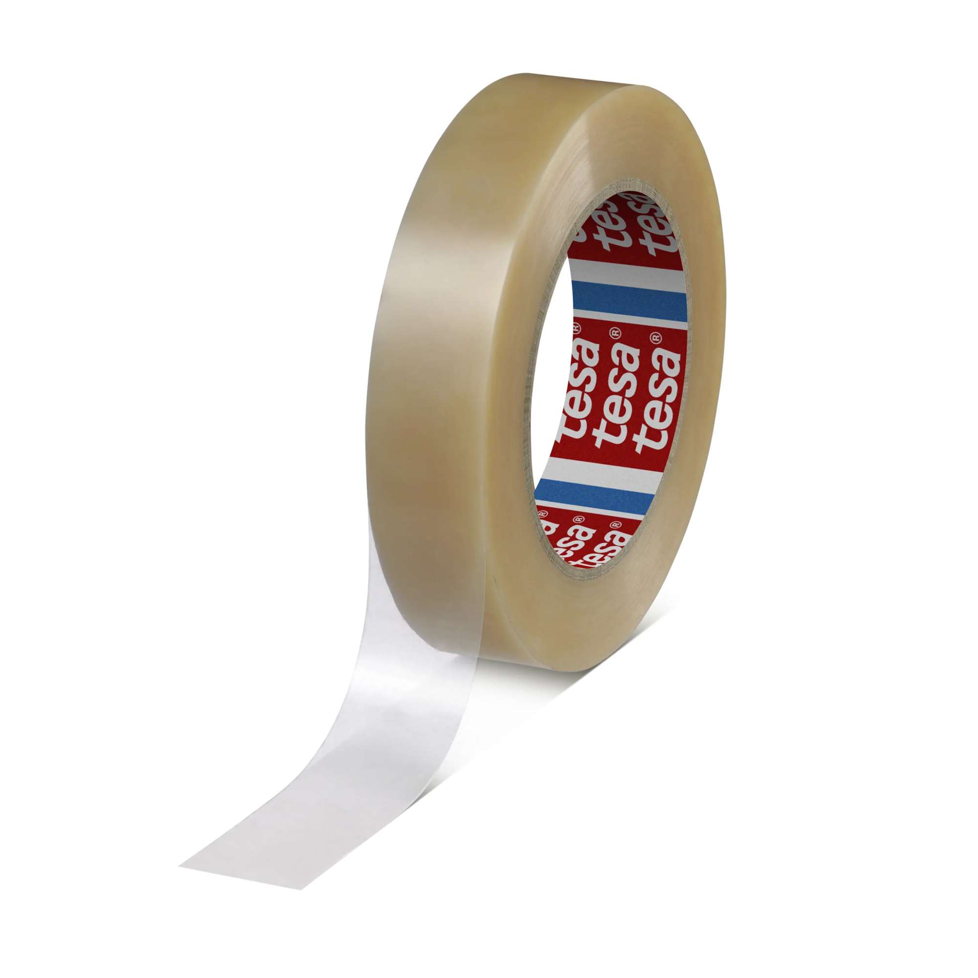 tesa 4122 Premium PVC Gefahrgut-Packband, 66 m x 25 mm, transparent
