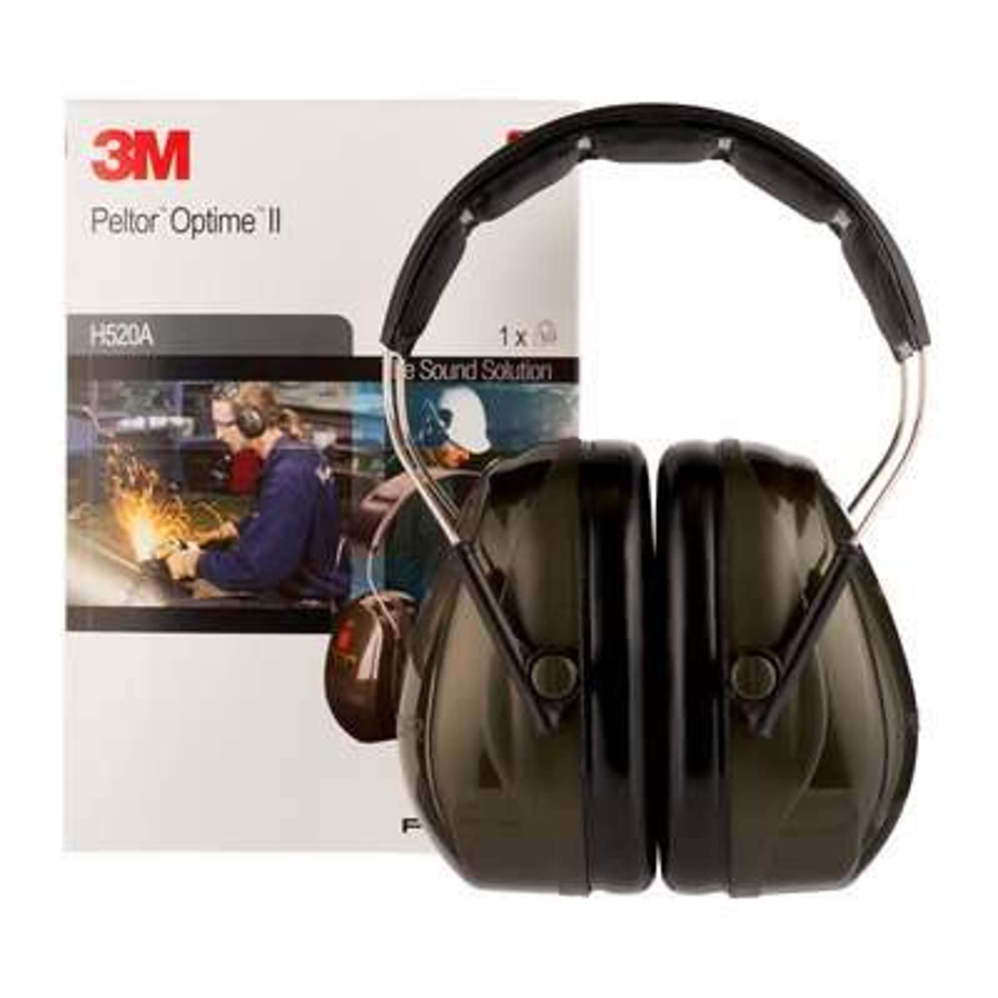 3M Peltor Optime II Kapselgehoerschutz H520A, schwarz