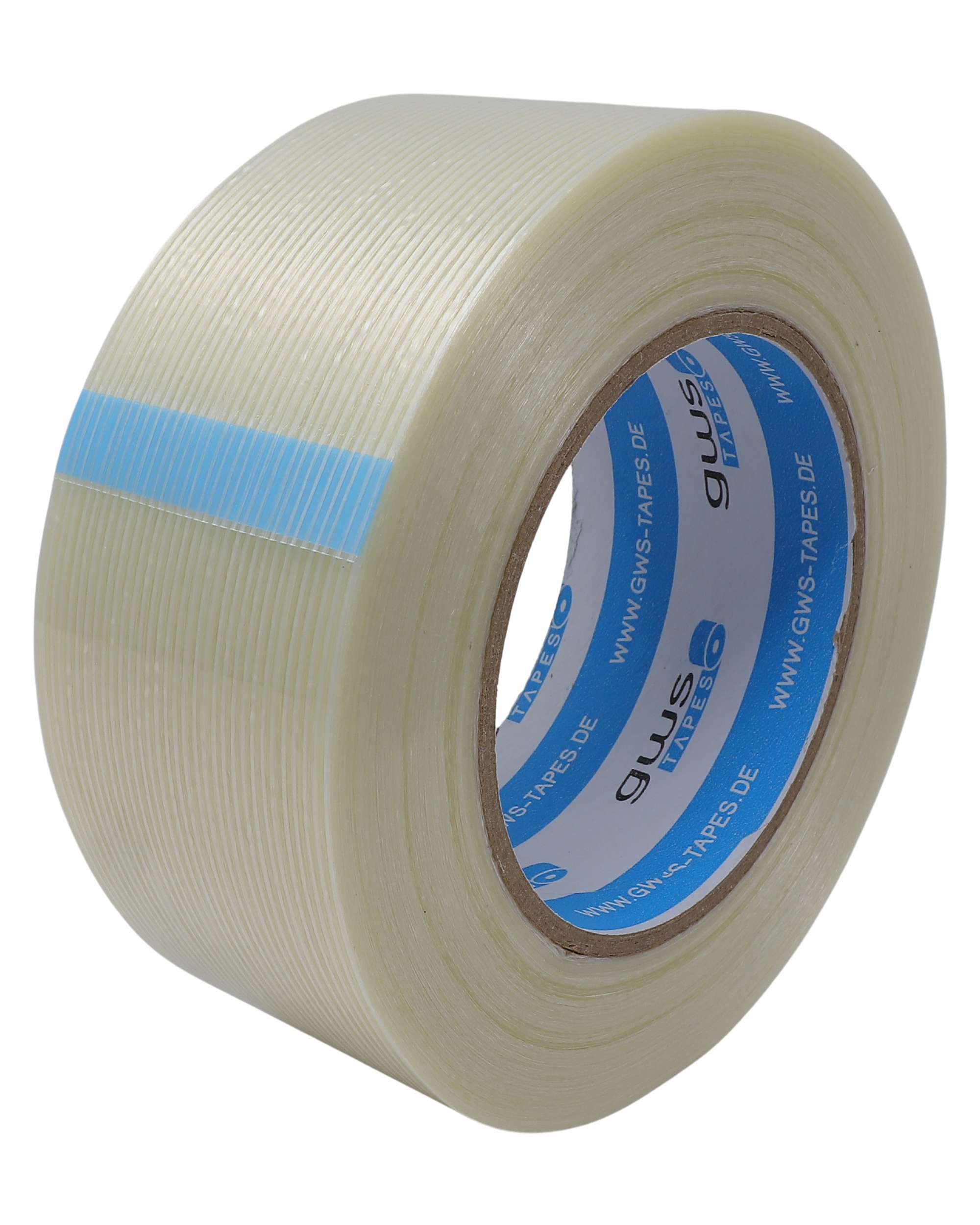 gws Filament Packband, laengsverstaerkt, 50 m x 50 mm, transparent