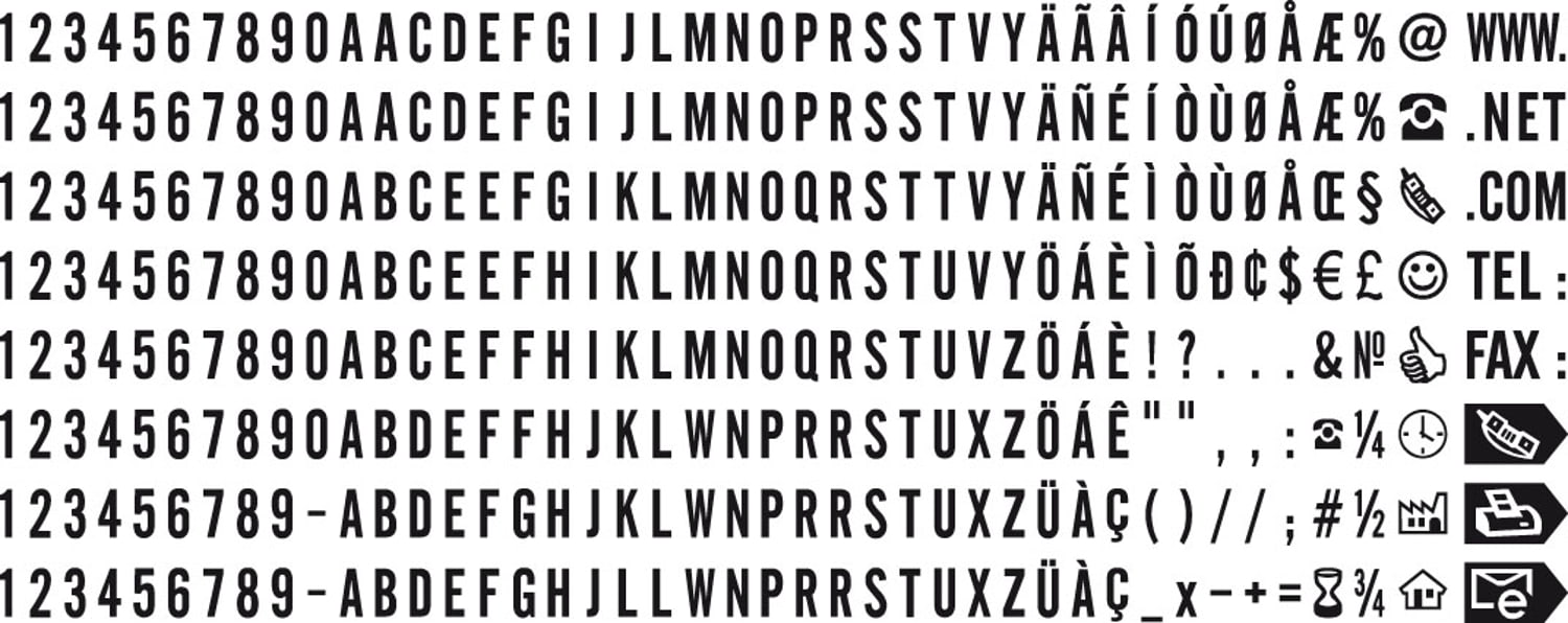 WEDO Stempel Ers. Typens. 3mm, für Trod.Typom. 336Typ.