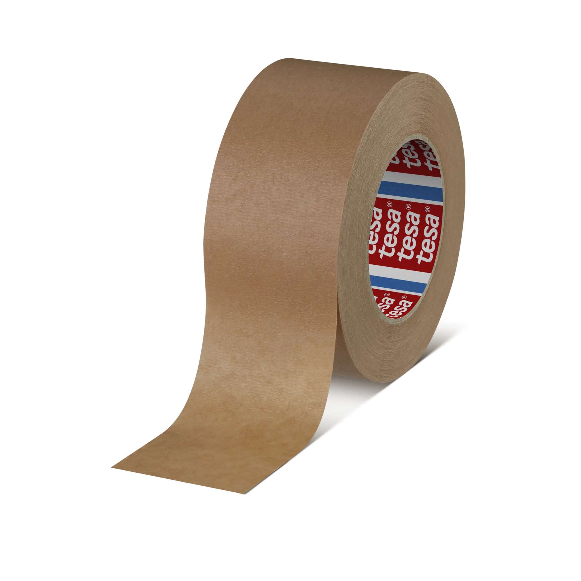 tesa 4341 Temperaturbestaendiges Abdeckband fuer Lackierarbeiten, 50 m x 60 mm, braun