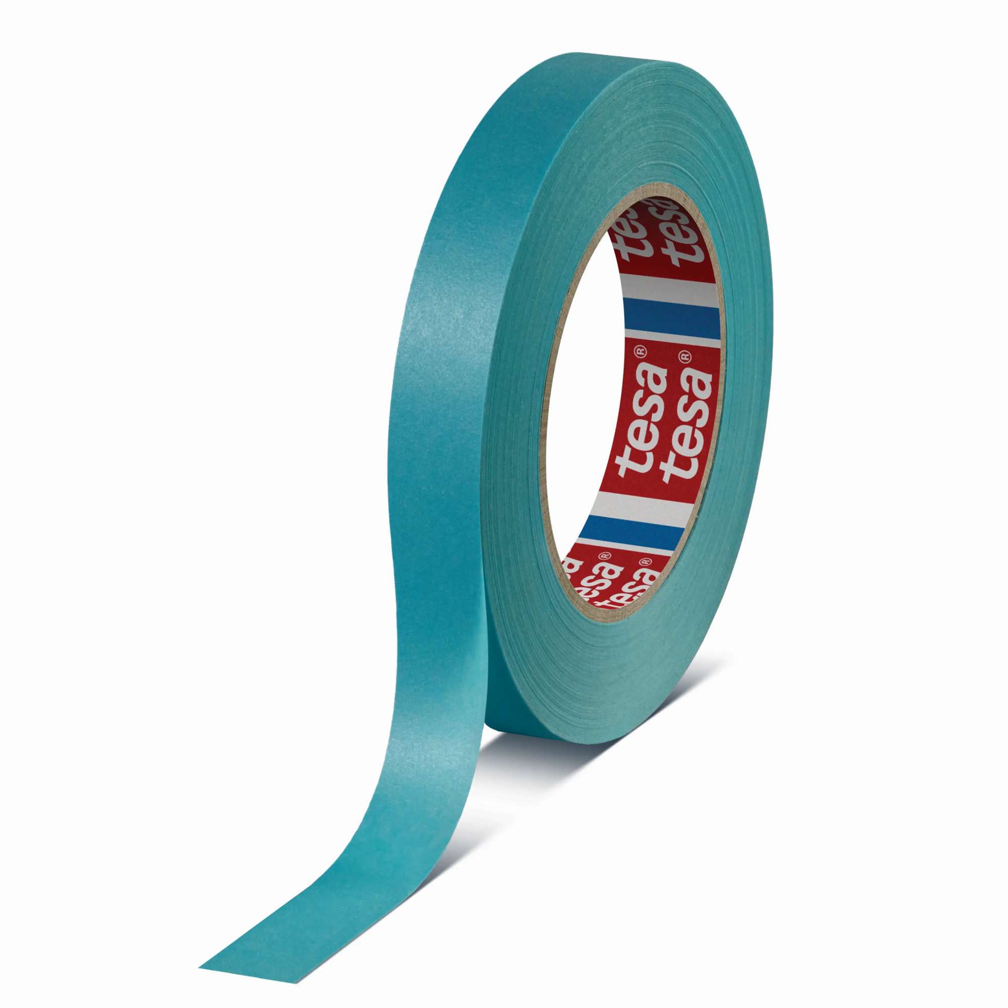 tesa krepp 4438 12 Wochen UV Oberflaechenschutzband, 50 m x 19 mm, blau