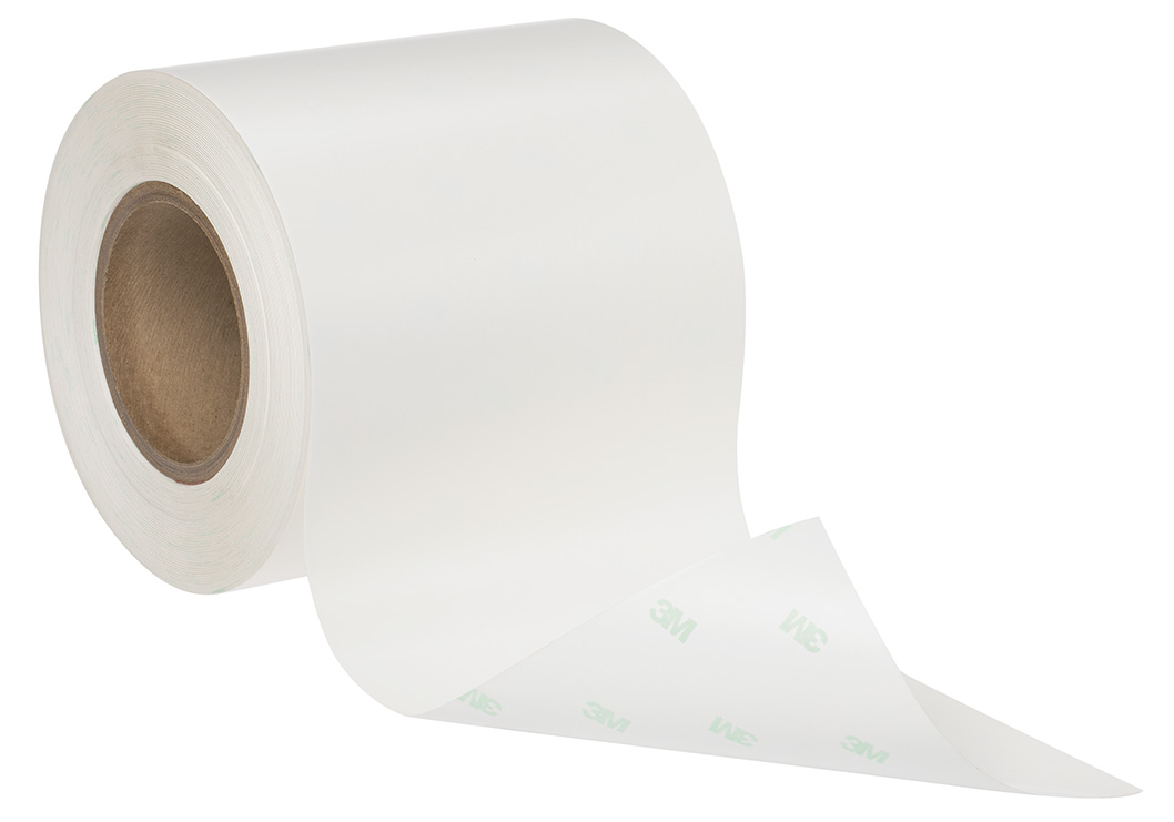 3M Manipulationssicheres Etikettenmaterial 3812DSL, Weiß matt, 152 mm x 508 m