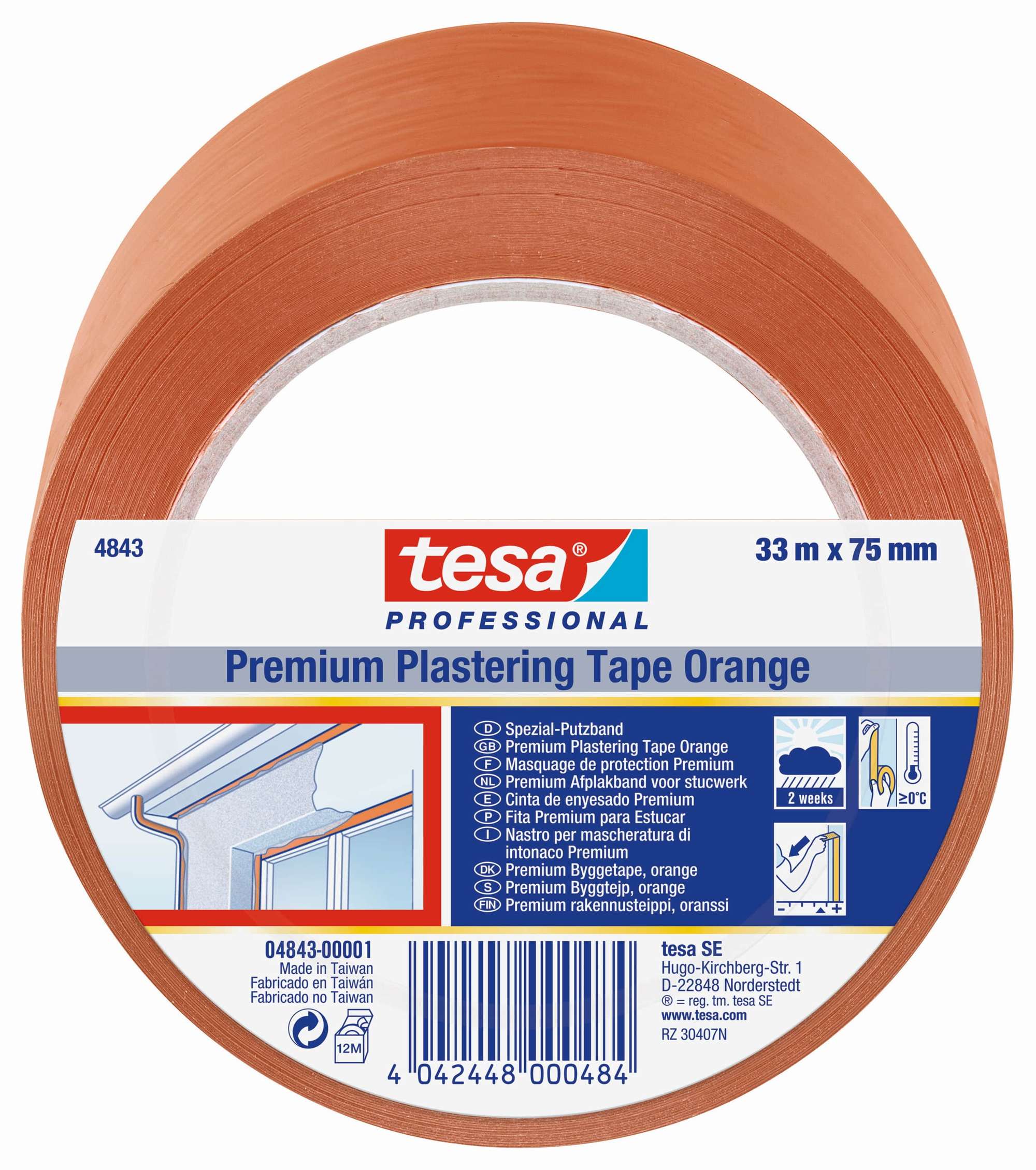 tesa 4843 Winter-Putzband fuer niedrige Temperaturen