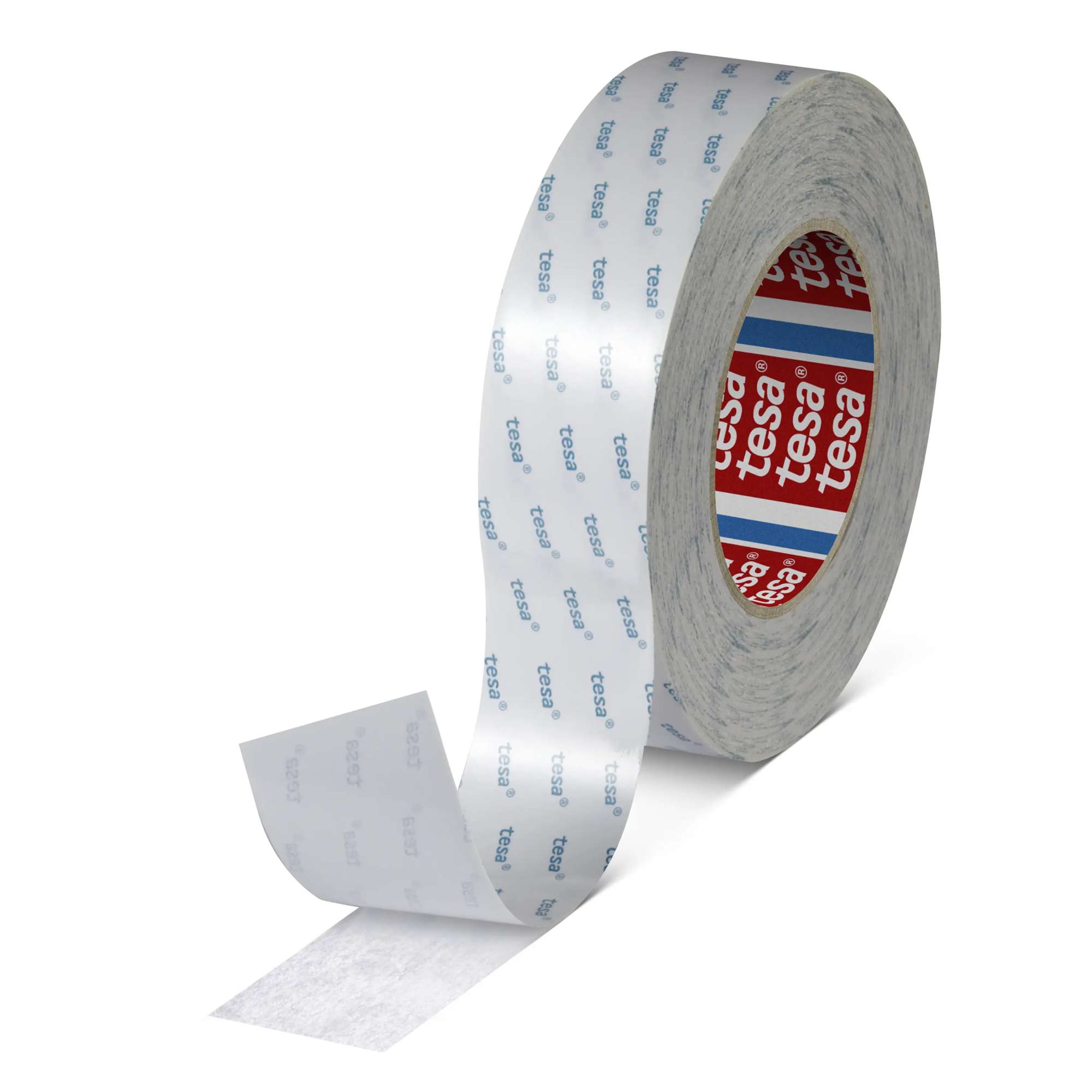tesafix 4943 doppelseitiges Klebeband mit Vliestraeger, 50 m x 38 mm, transluzent