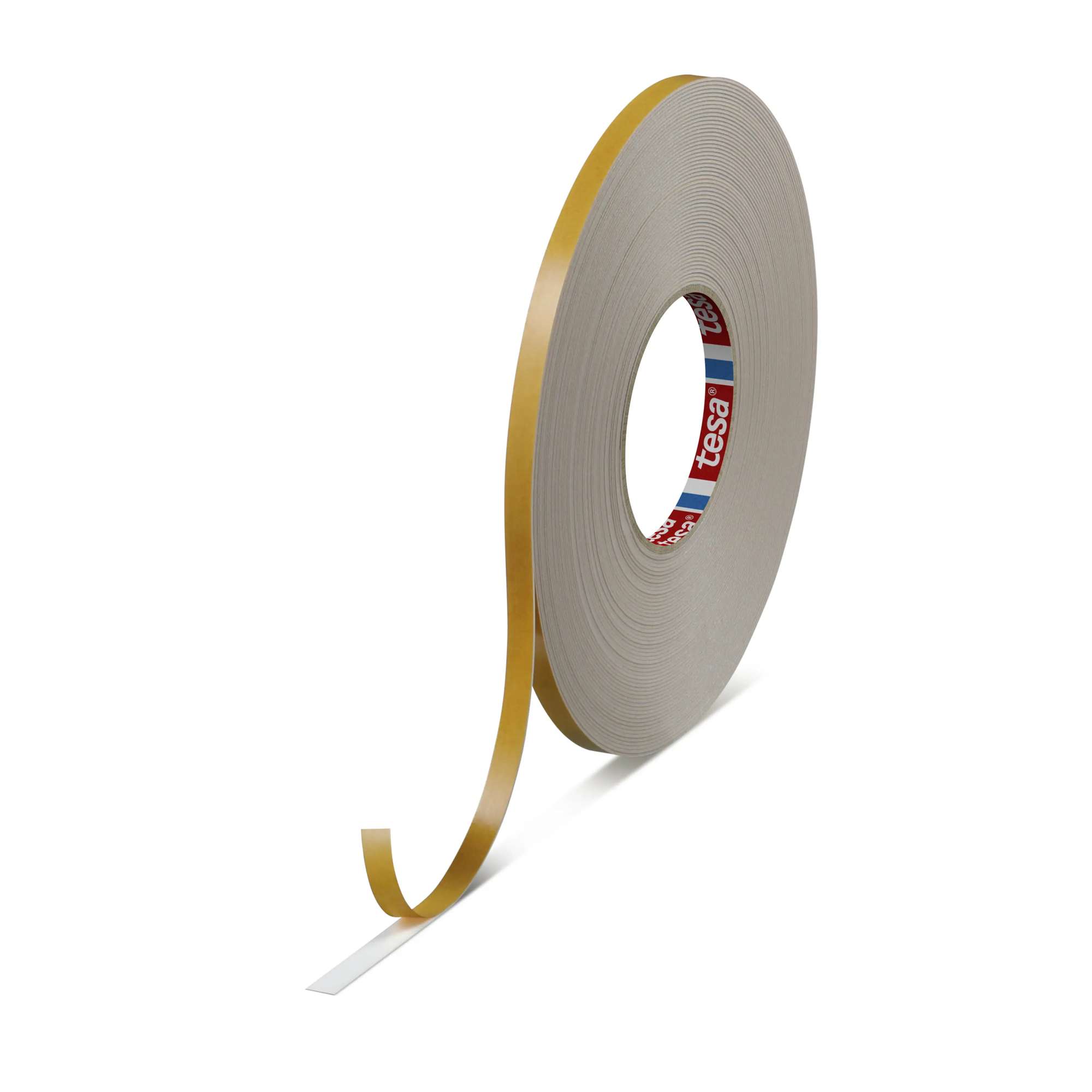 tesa 4957 PE-Schaumstoffklebeband, 25 m x 9 mm, weiss