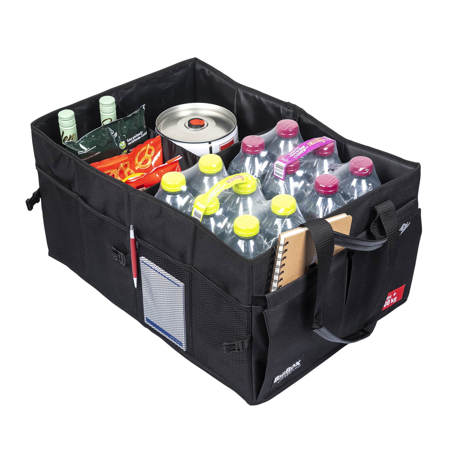WEDO Kofferraumtasche XL schwarz, BigBox Shopper 60x40x30 cm