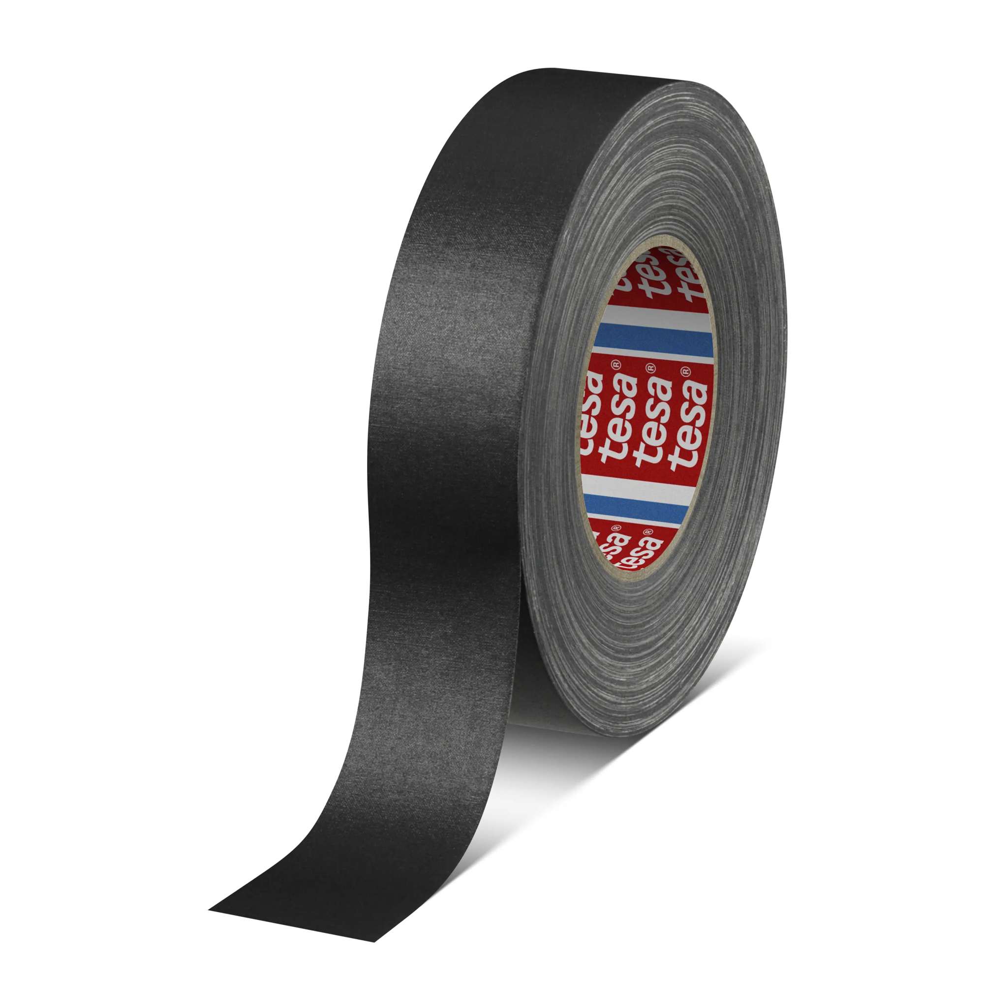 tesaband 4661 Kunstoffbeschichtetes Universal-Gewebeklebeband, 50 m x 38 mm, schwarz
