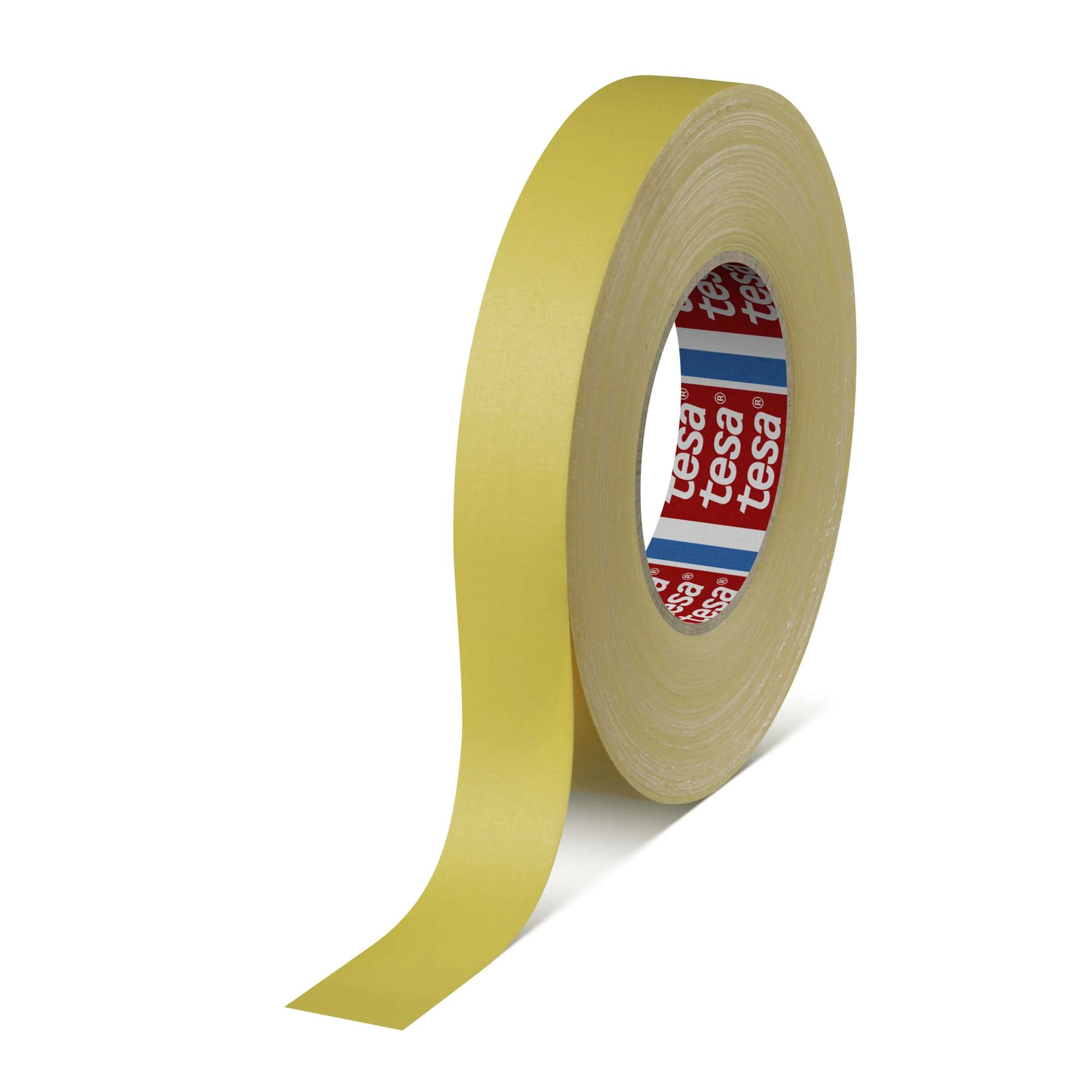 tesaband 4661 Kunstoffbeschichtetes Universal-Gewebeklebeband, 50 m x 25 mm, gelb