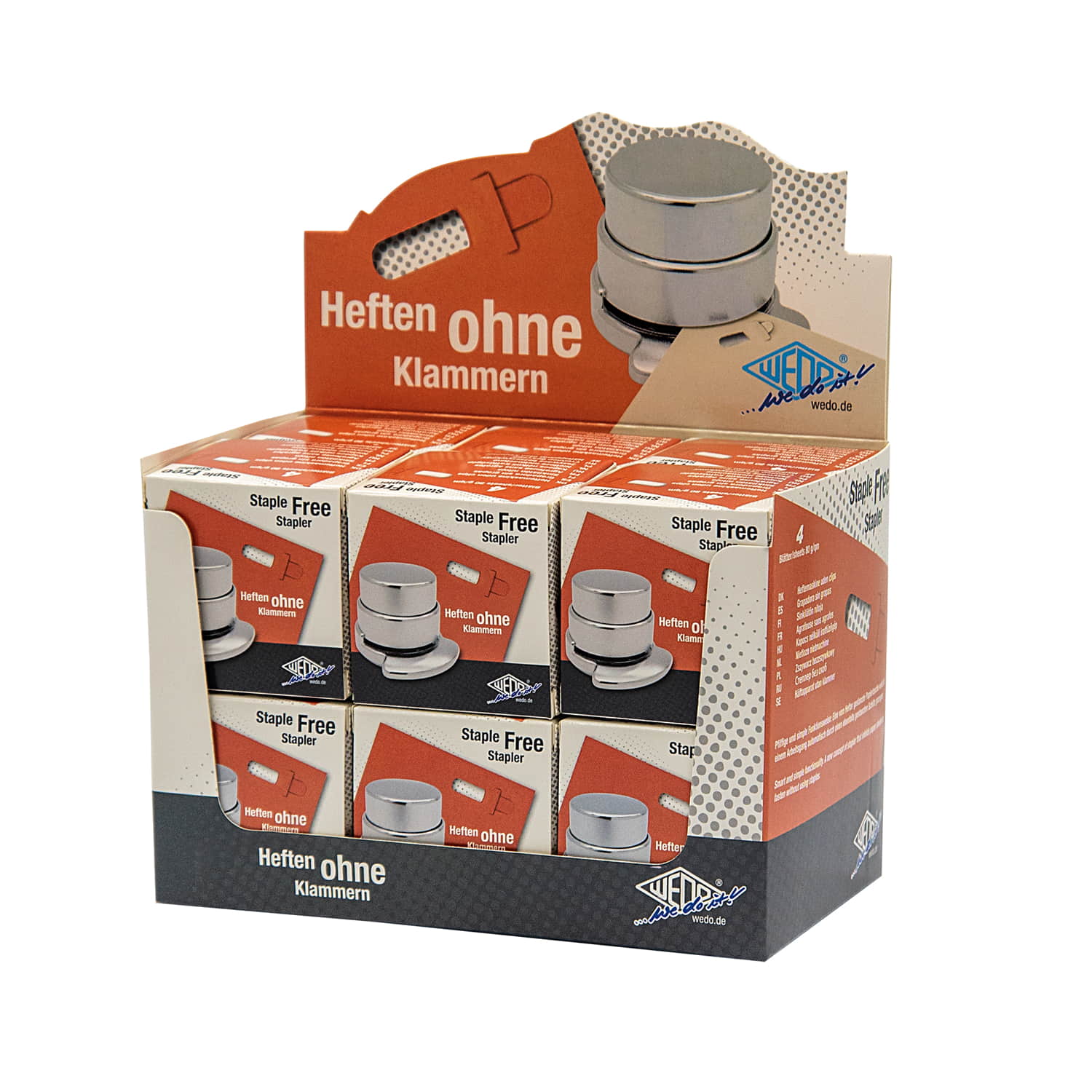 WEDO Hefter Klammernlos cr