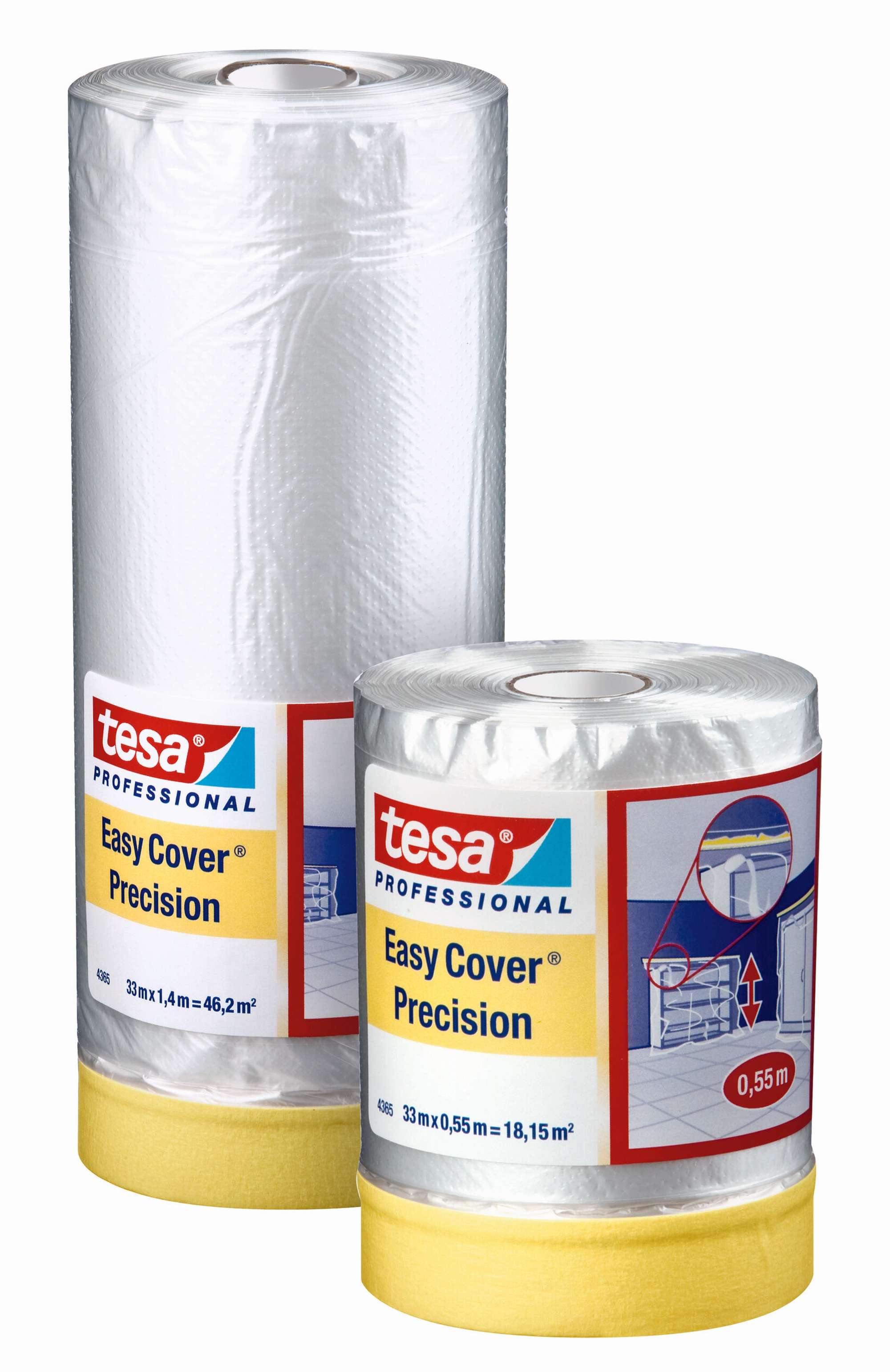tesa Easy Cover 4365 Praezision 2-in-1: Praezisionskrepp PLUS