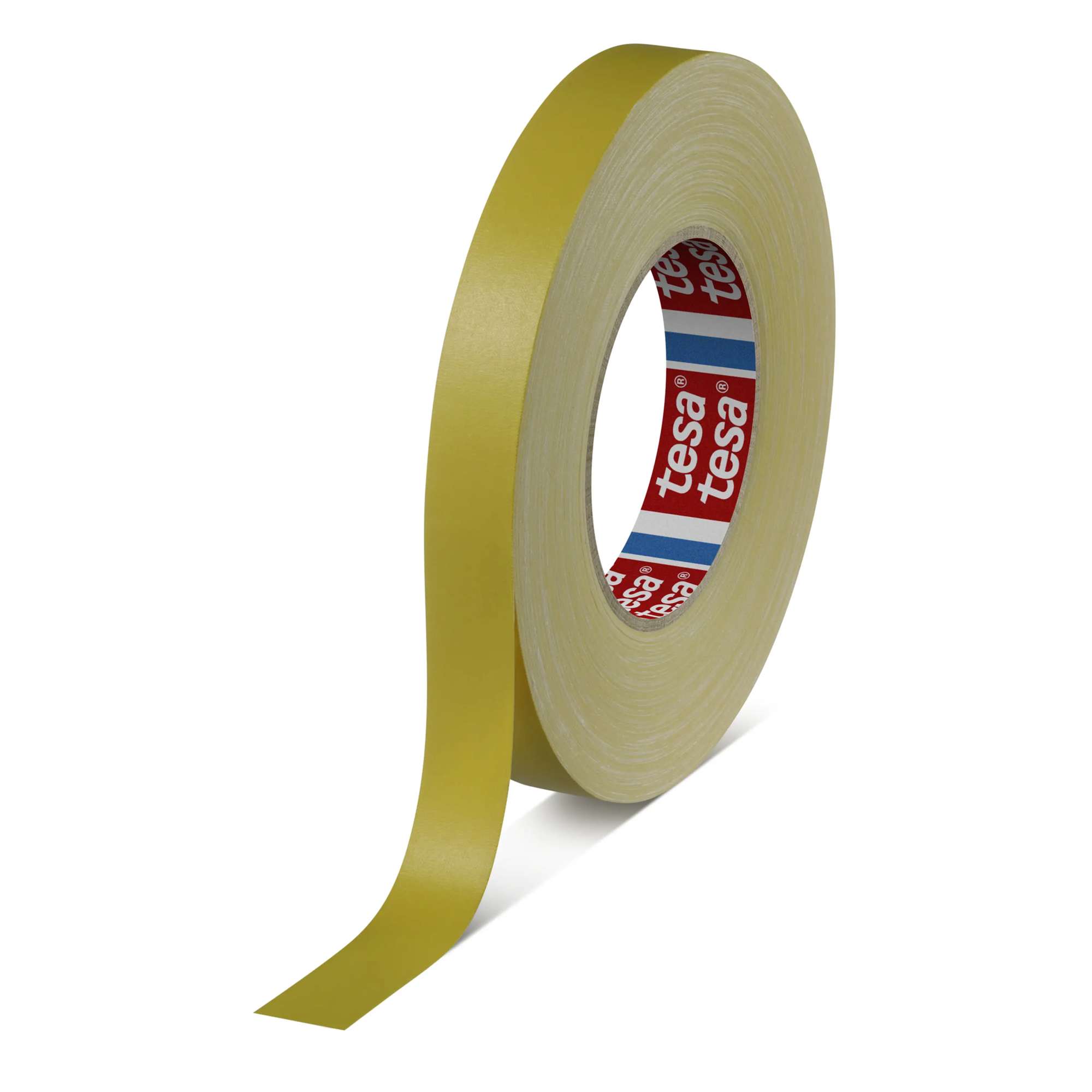 tesaband 4660 Bedruckbares, kunststoffbeschichtetes Gewebeband, 500 m x 240 mm, gelb