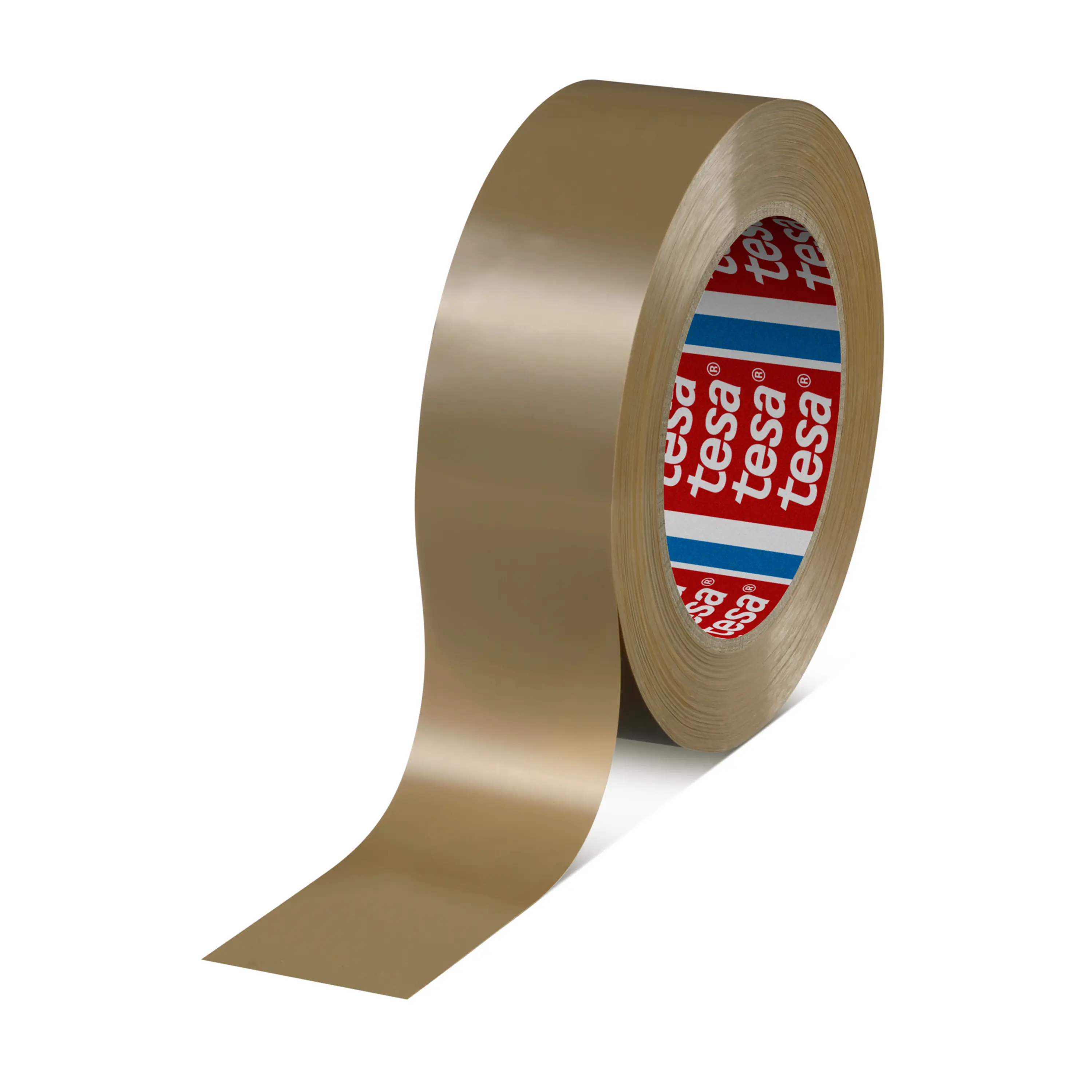 tesa 60422 Premium PVC Packband für Gefahrgut, 66 m x 38 mm, braun