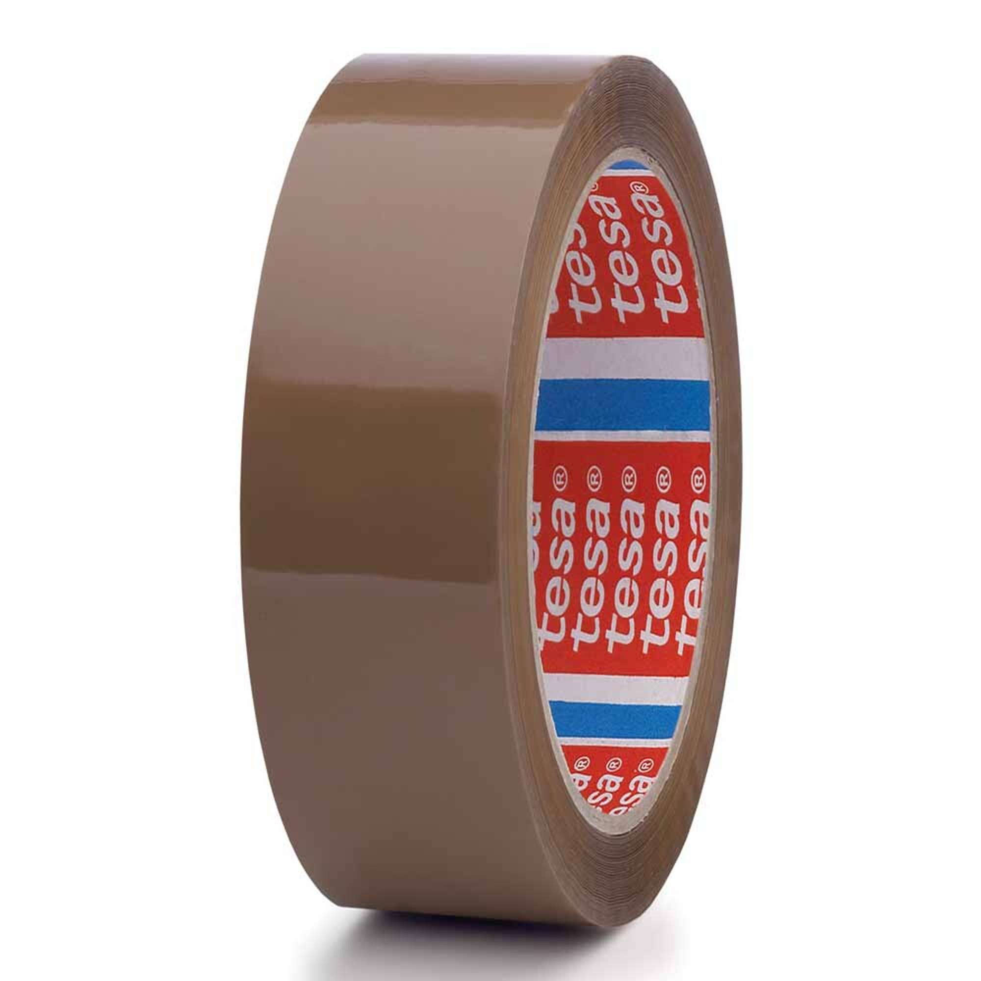 tesa 4089 PP Packband leicht abrollbar, 66 m x 38 mm, braun