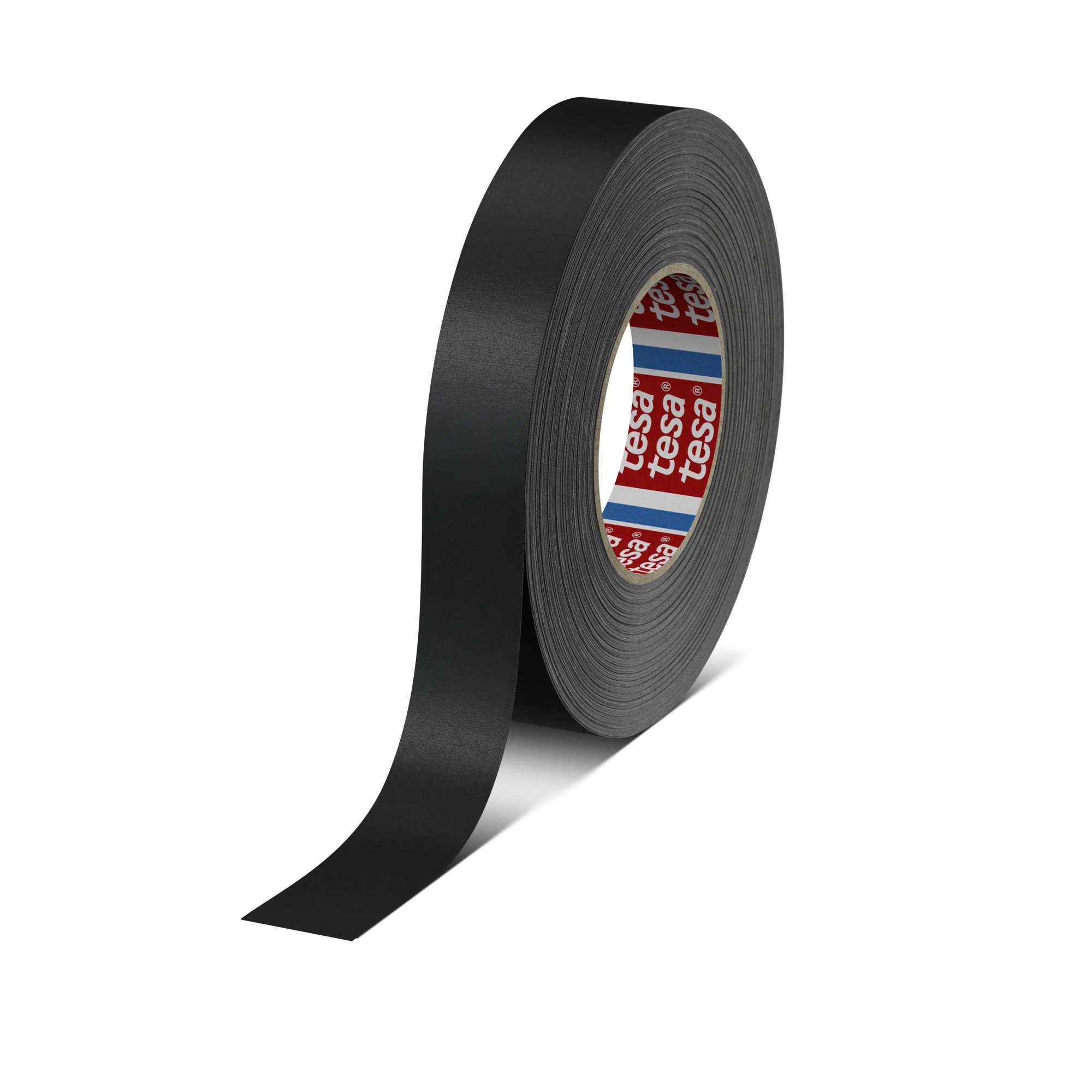tesaband 4651 Premium Gewebeband, 50 m x 25 mm, schwarz