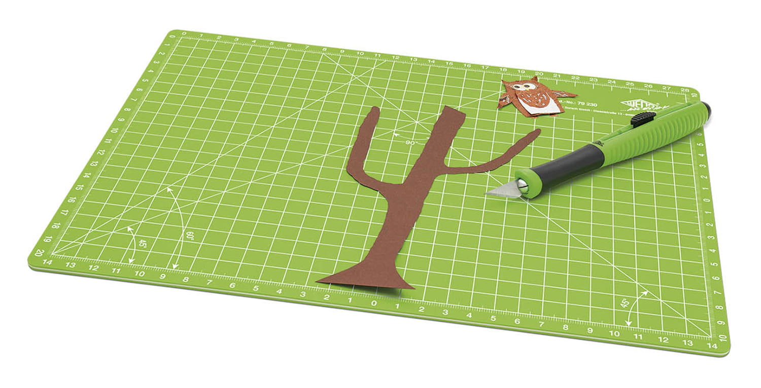 WEDO Cutting Mat CM30 apfelgrün, Schneidematte 300x220x3mm