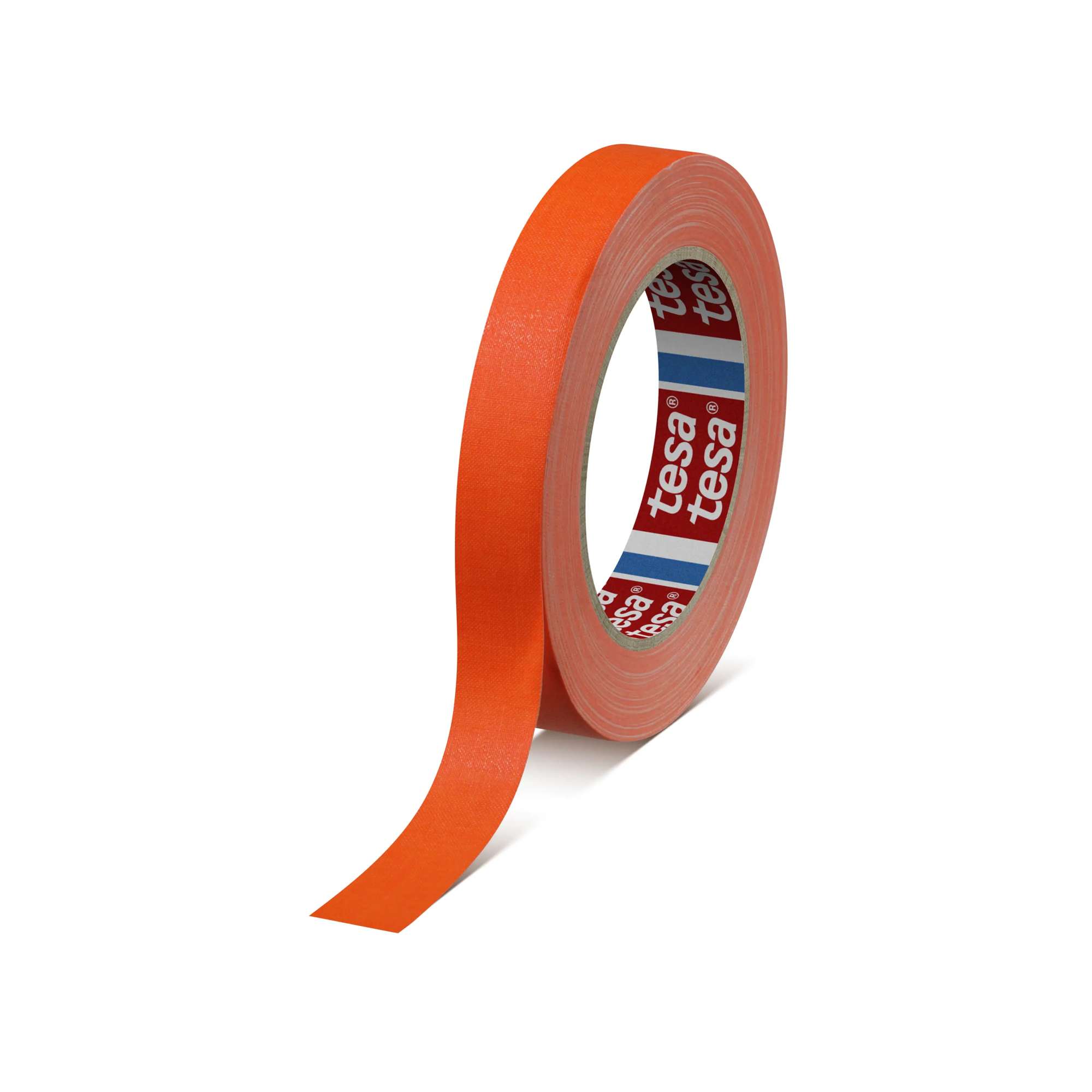 tesa 4671 Acrylatbeschichtetes Gewebeband, 25 m x 19 mm, fluoresz.-orange