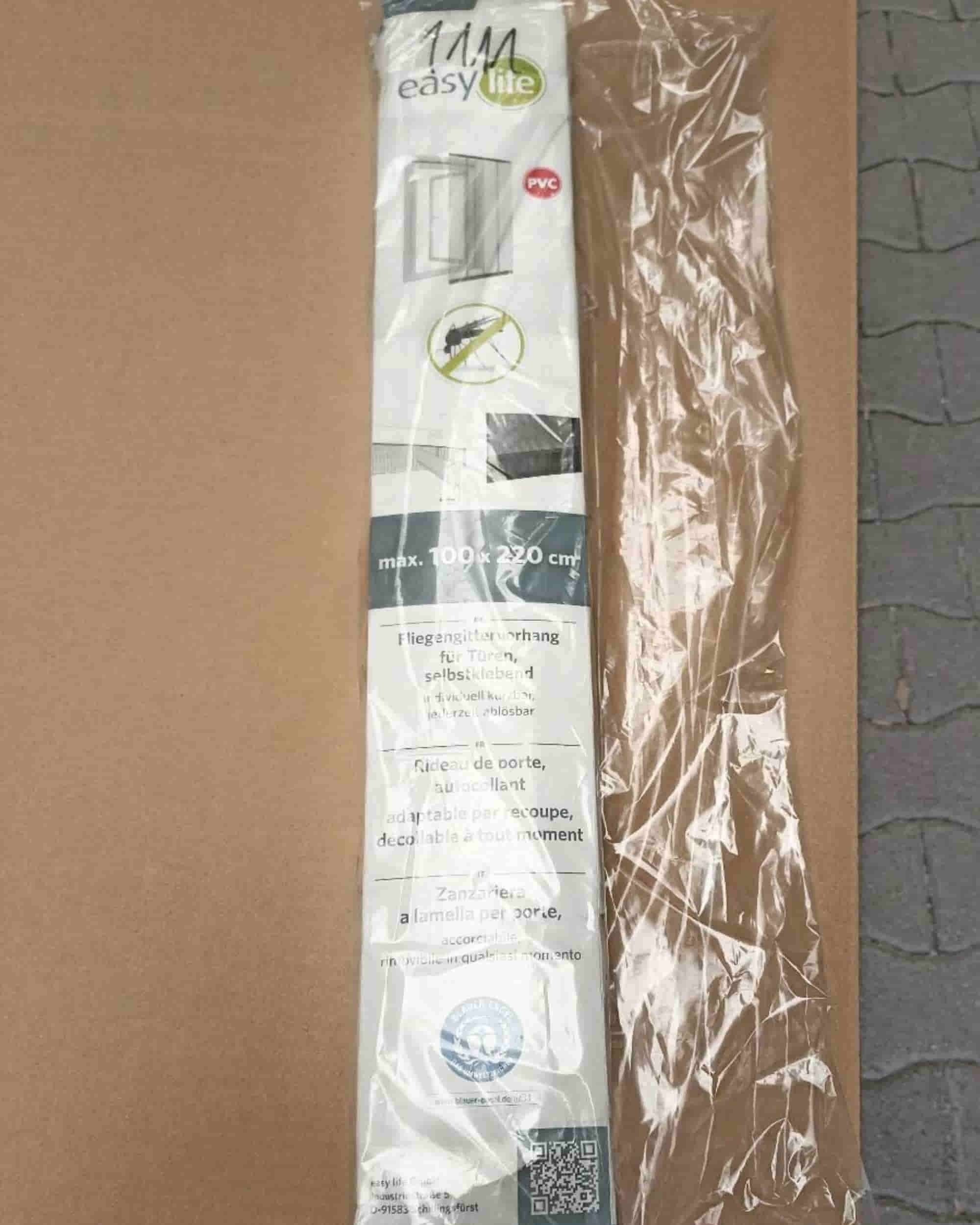 easylife Insektenschutz Tuer Vorhang, 1 m x 2,2 m, anthrazit
