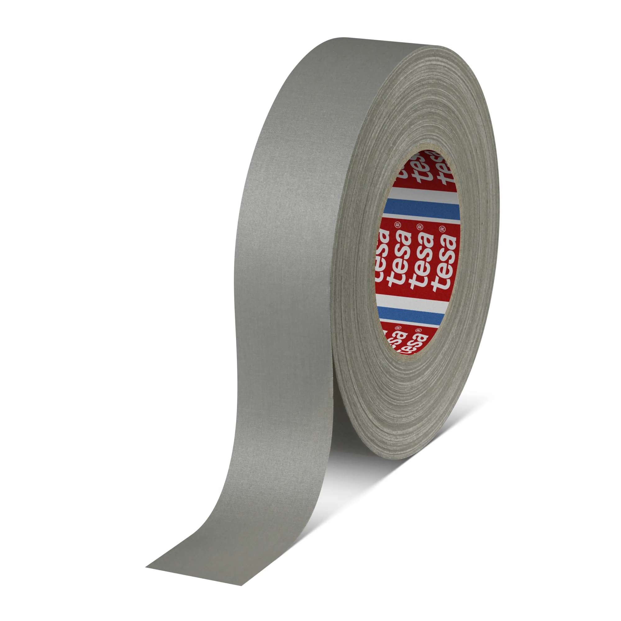 tesaband 4661 Kunstoffbeschichtetes Universal-Gewebeklebeband, 50 m x 38 mm, grau