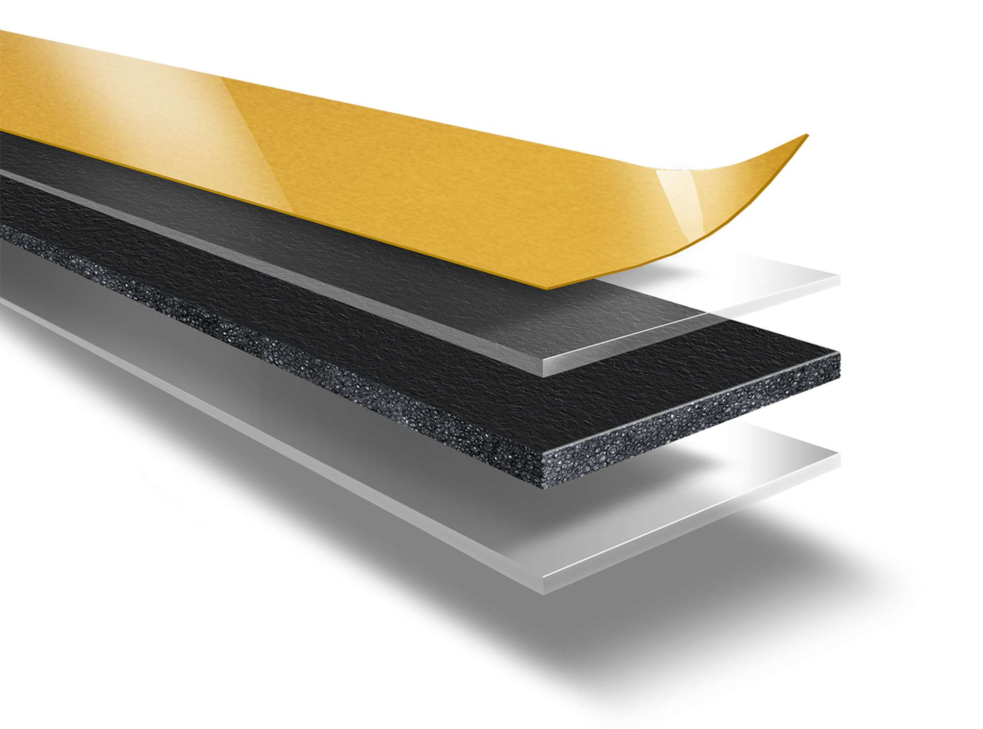 DuploCOLL 5016 Montageklebeband, 50 m x 19 mm, schwarz
