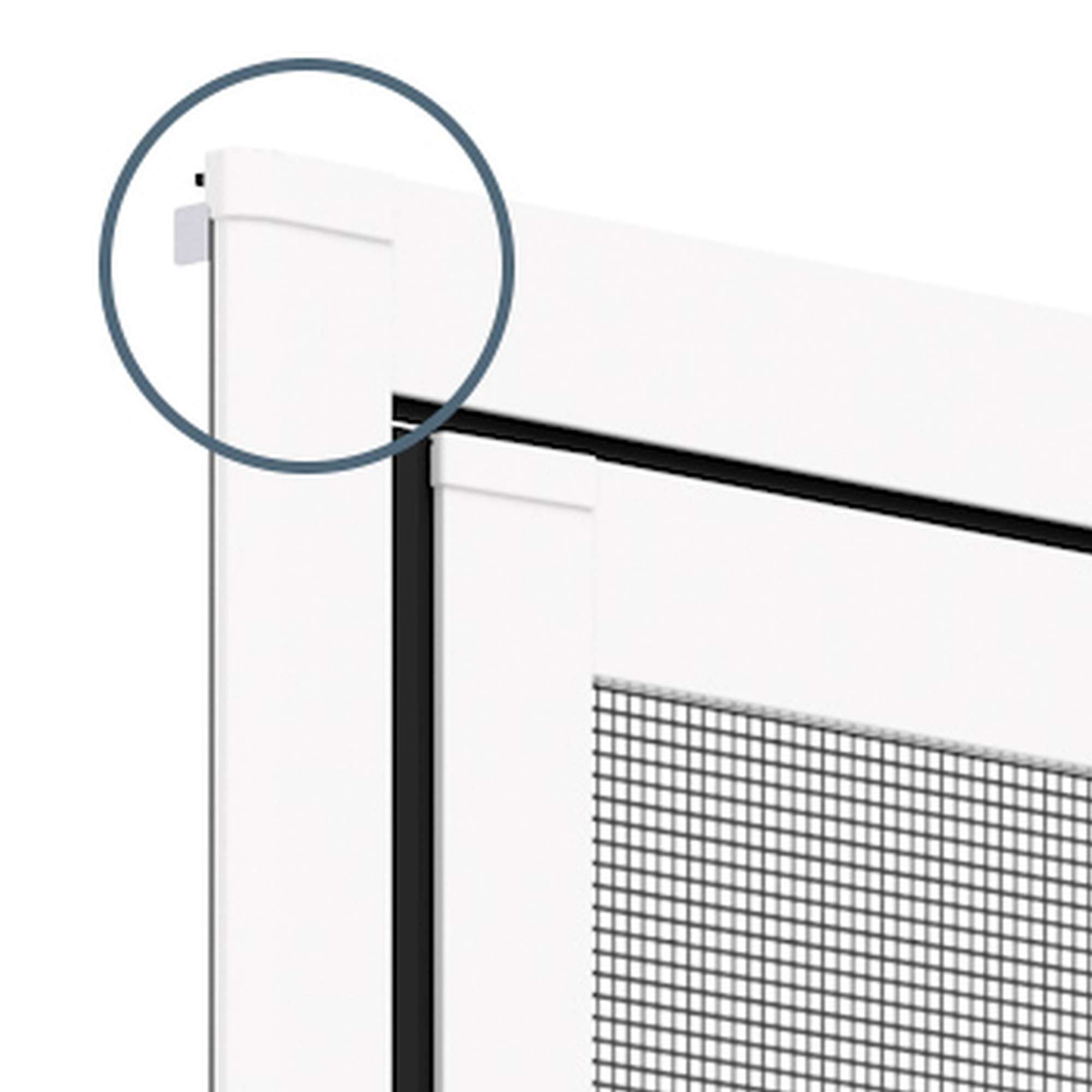 IS-Alu-Schwingtuer 100 x 210 cm weiss proLINE 2.1