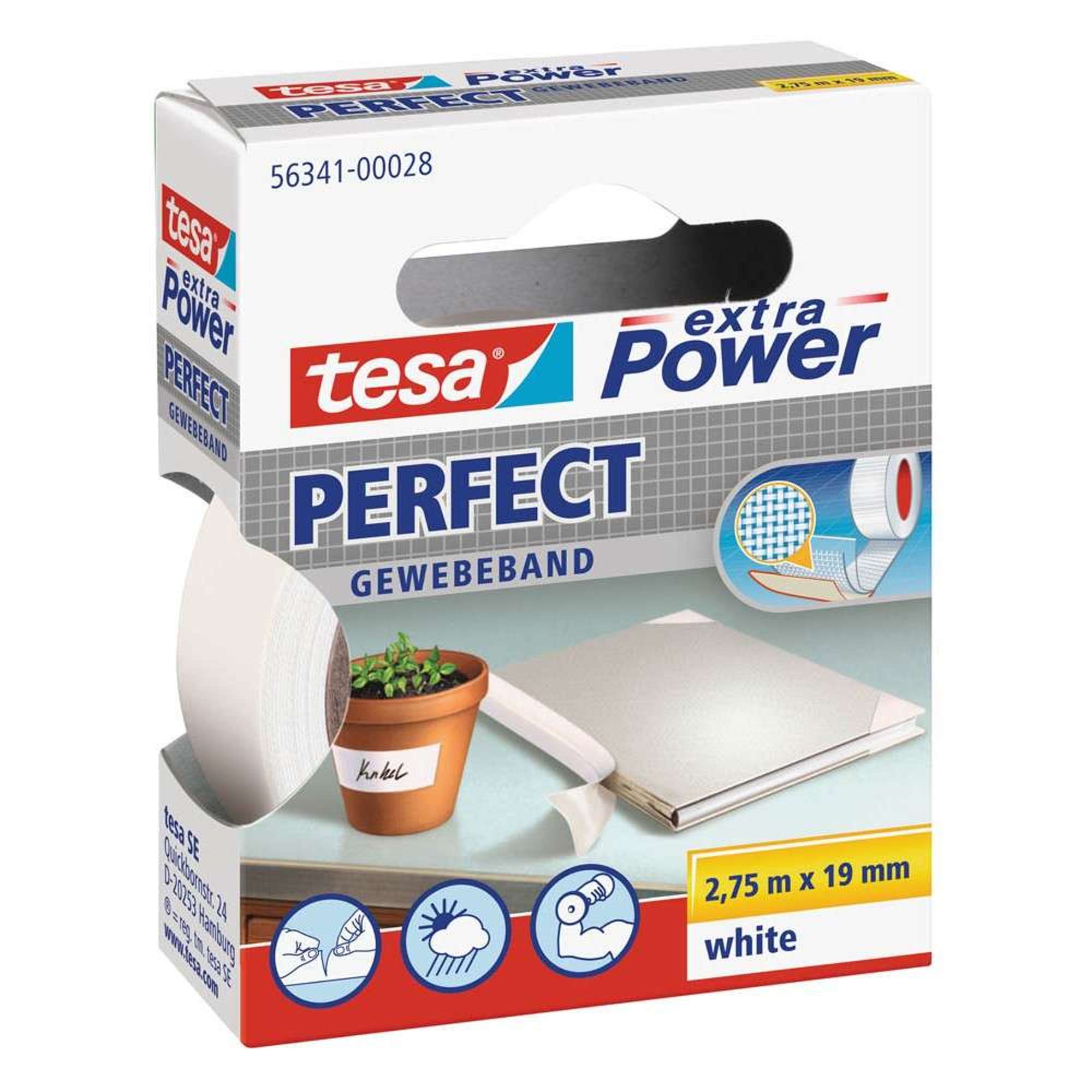 tesa extra Power Perfect Gewebeband