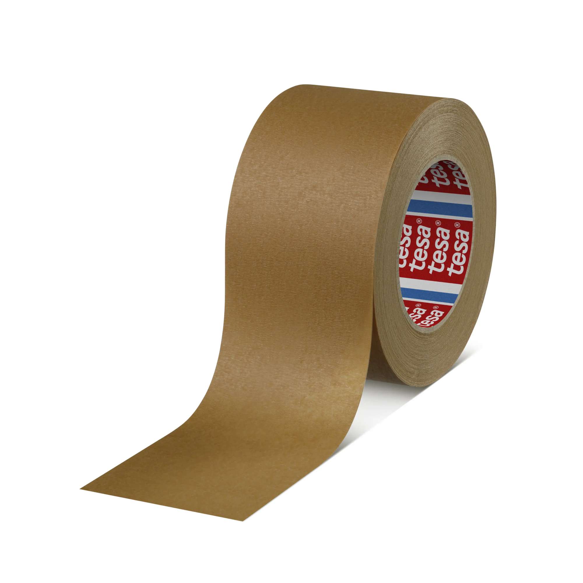 tesa 4341 Temperaturbestaendiges Abdeckband fuer Lackierarbeiten, 50 m x 75 mm, braun