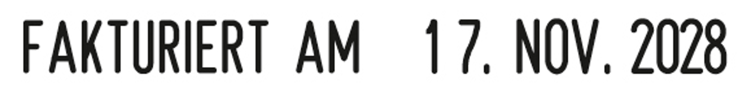 WEDO Stempel Wortband m. Datum, Trodat 4817 Printy - P