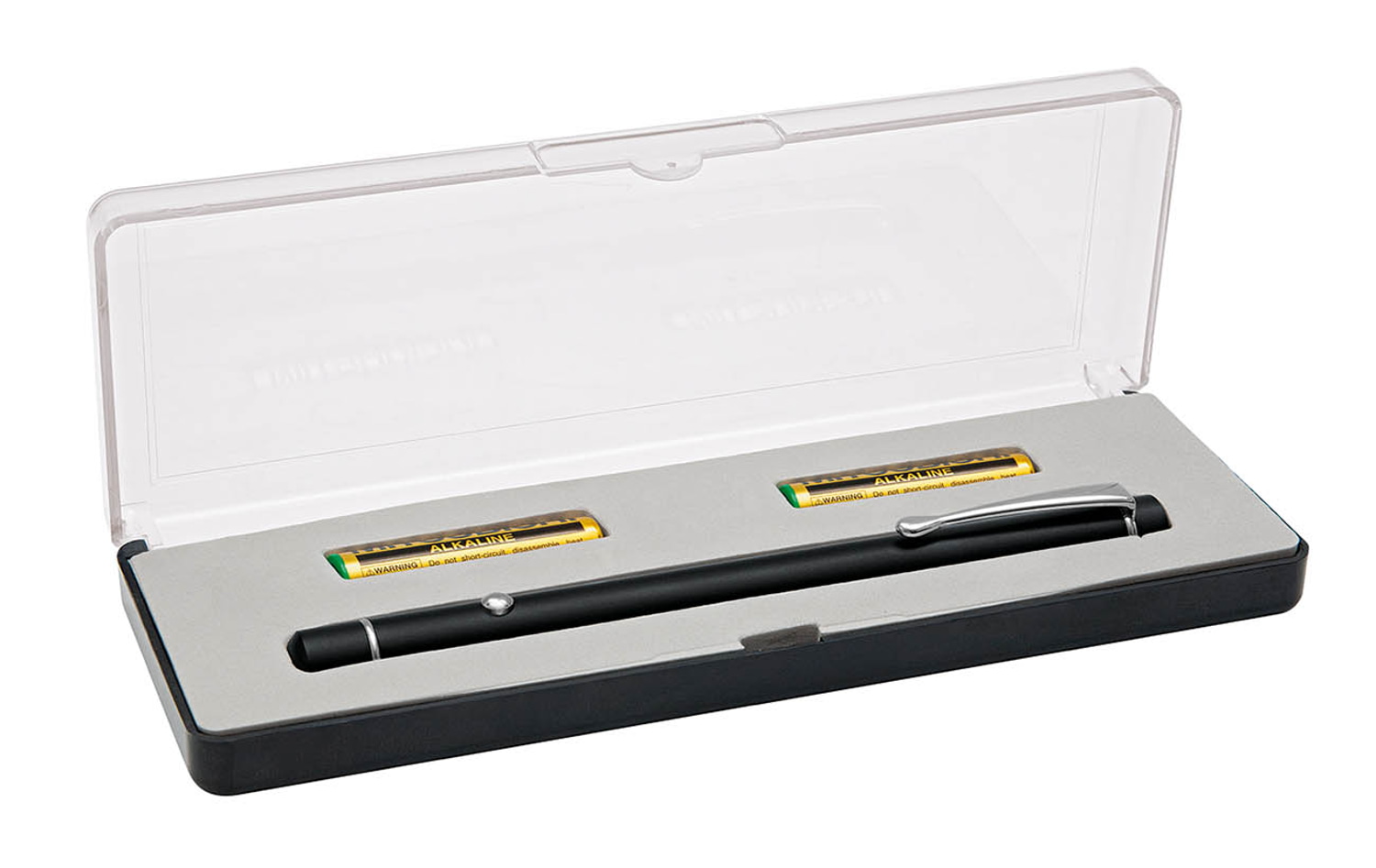 WEDO Laserpointer Metall sw, Laserklasse 2 incl. Batt.