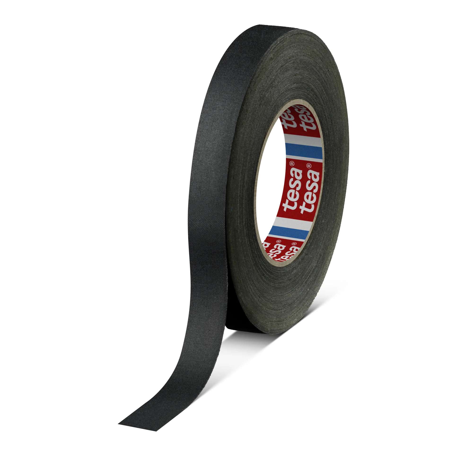 tesaband 4541 Flexibles, offenes Gewebeband, 50 m x 19 mm, schwarz