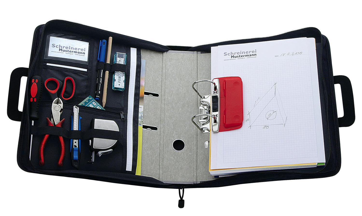 WEDO Ordnertasche Polyester A4 sw