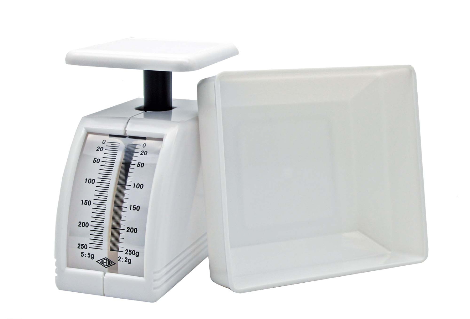 WEDO Waage Handy 250g ws, Federwaage mit Schale