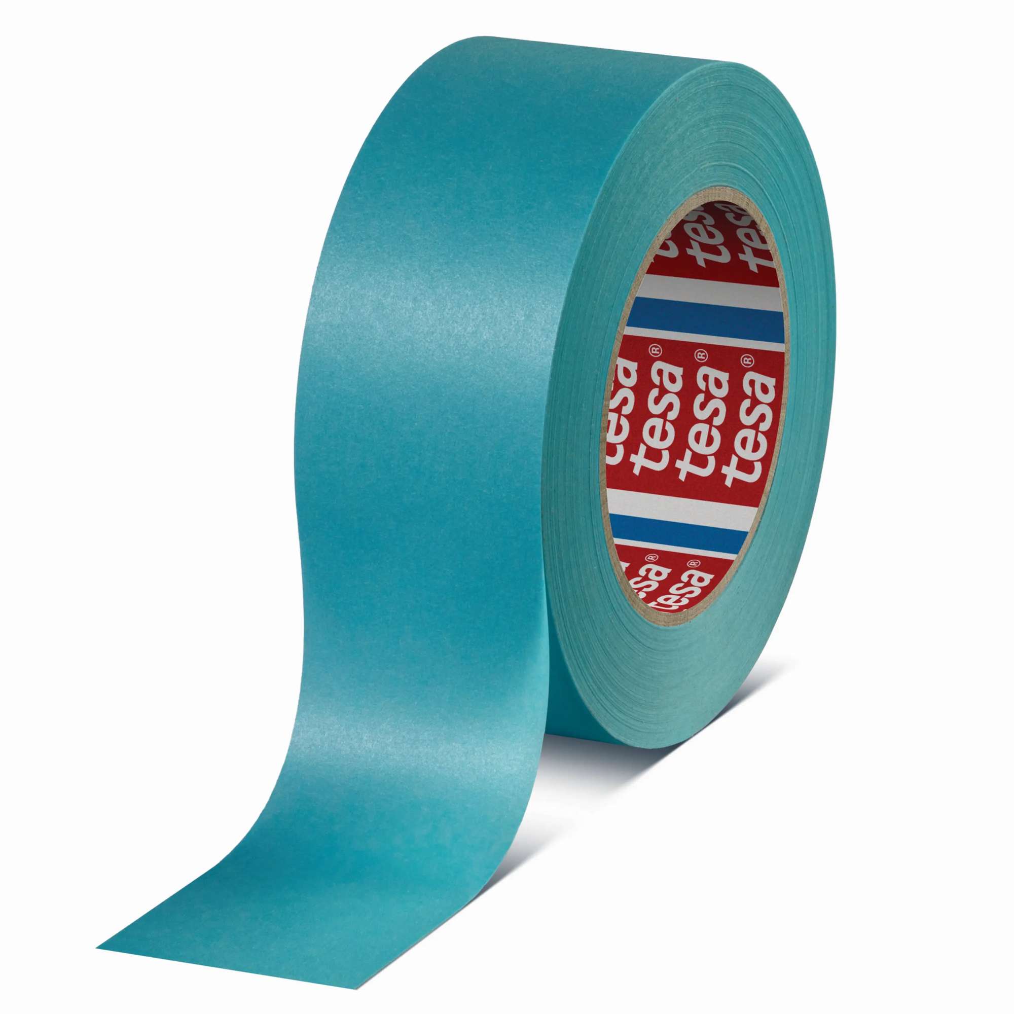 tesa krepp 4438 12 Wochen UV Oberflaechenschutzband, 50 m x 50 mm, blau