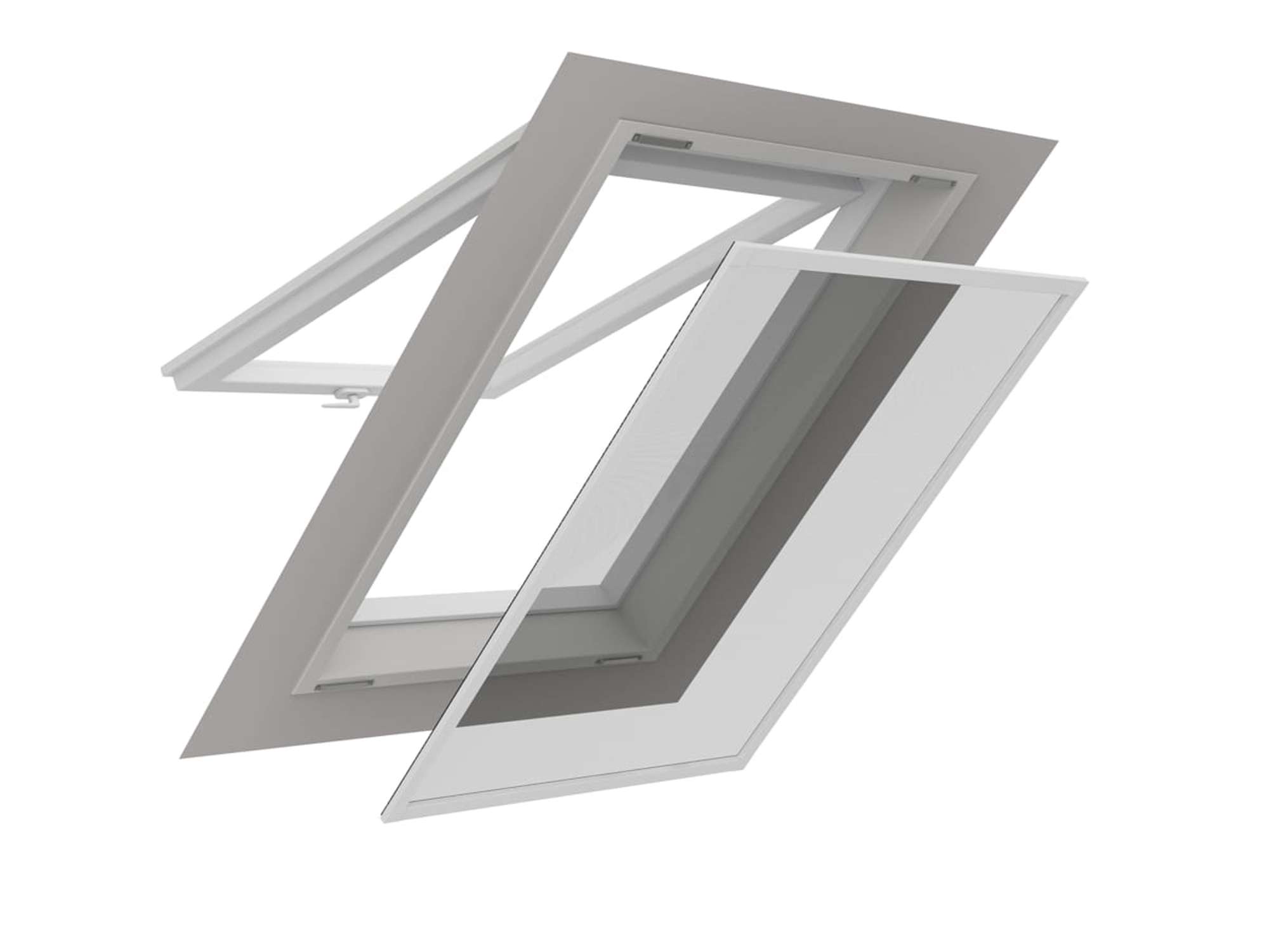 IS-Alu-Dachfenster 140 x 170 cm weiss easyLINE