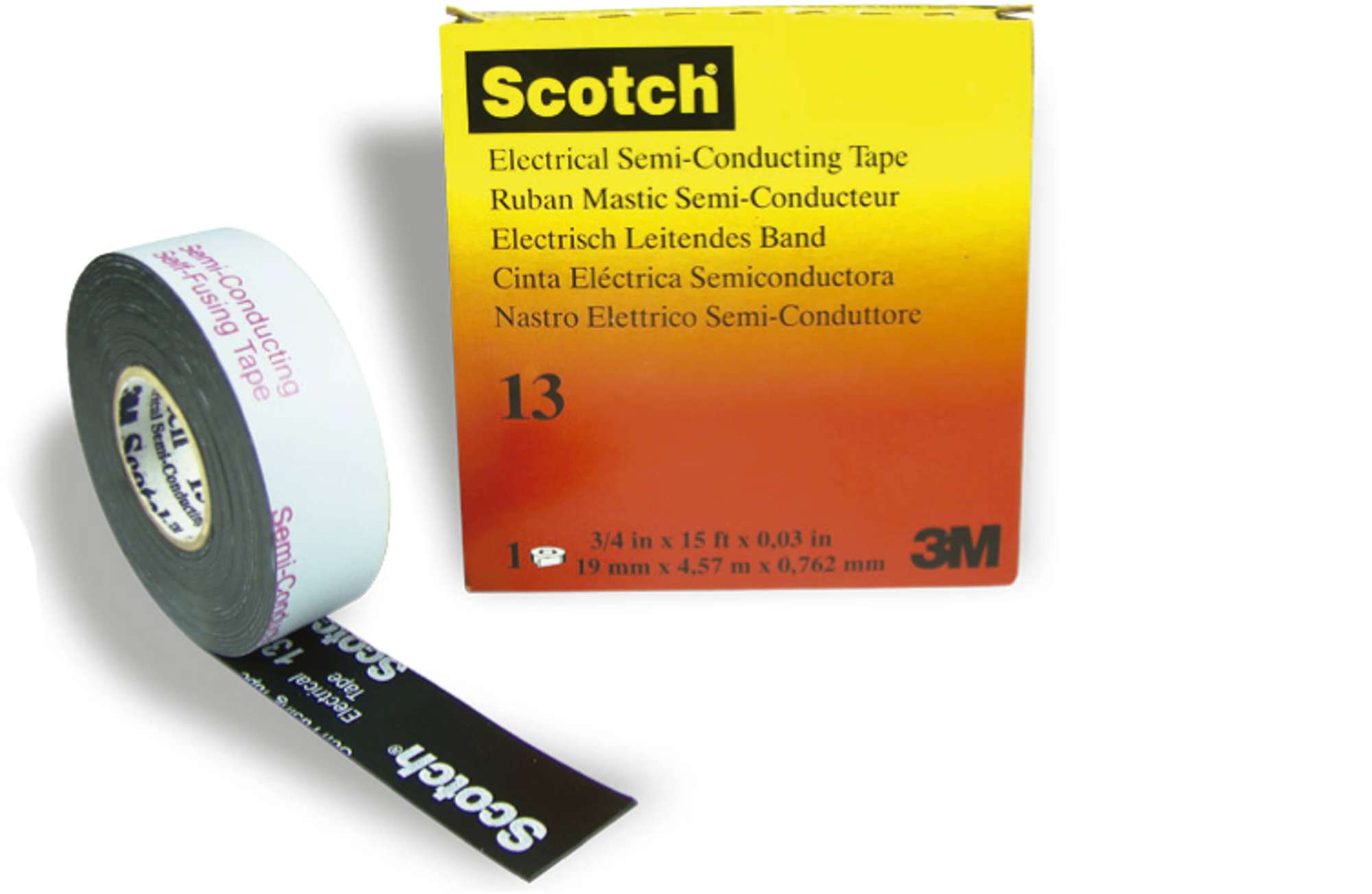 Scotch 13 Ethylen-Propylen-Kautschuk-Band, selbstverschweissend, leitend
